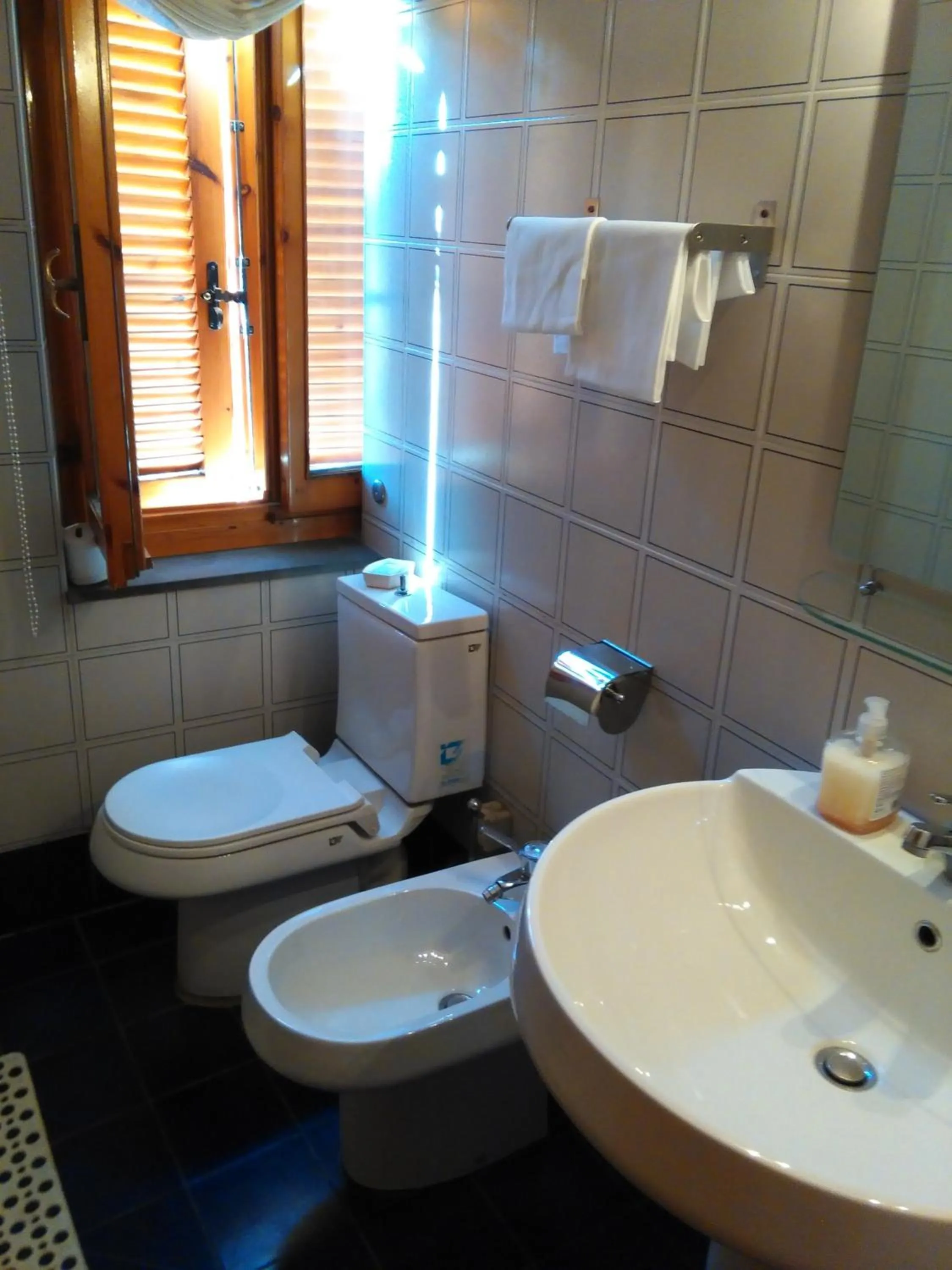 Bathroom in Albergo Villa Sorriso