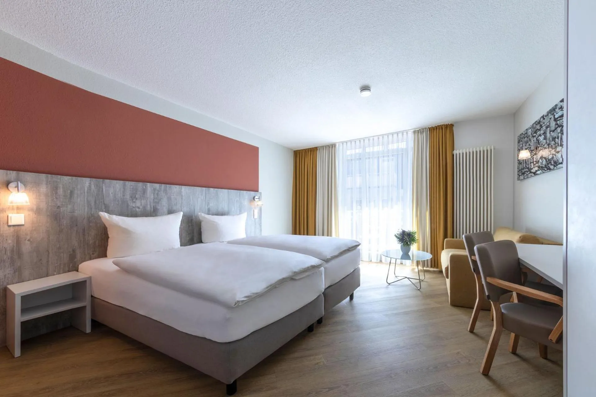 Photo of the whole room, Bed in Michels Gästehaus Meerzeit