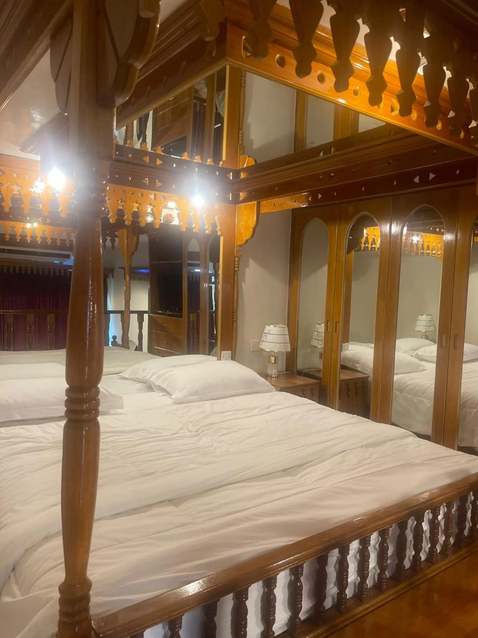 Bed in Kuwait Palace Hotel