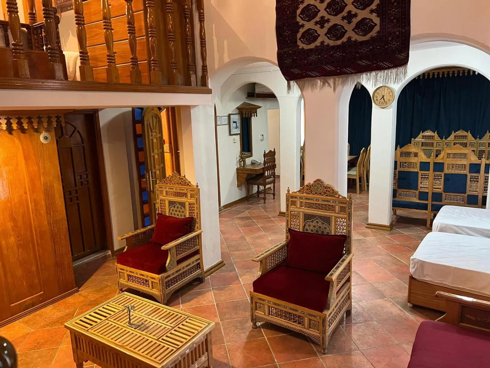 Bed in Kuwait Palace Hotel