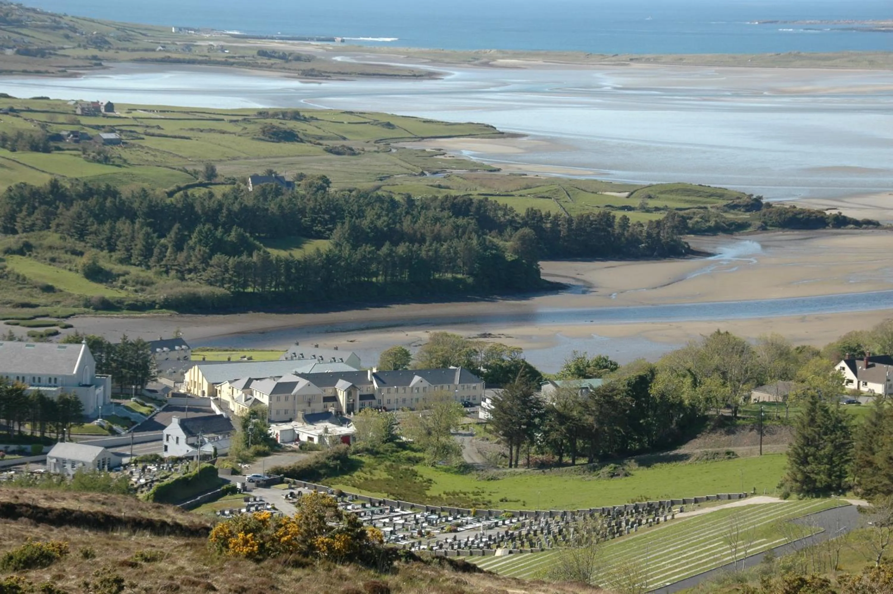 Bird's eye view in Óstán Loch Altan