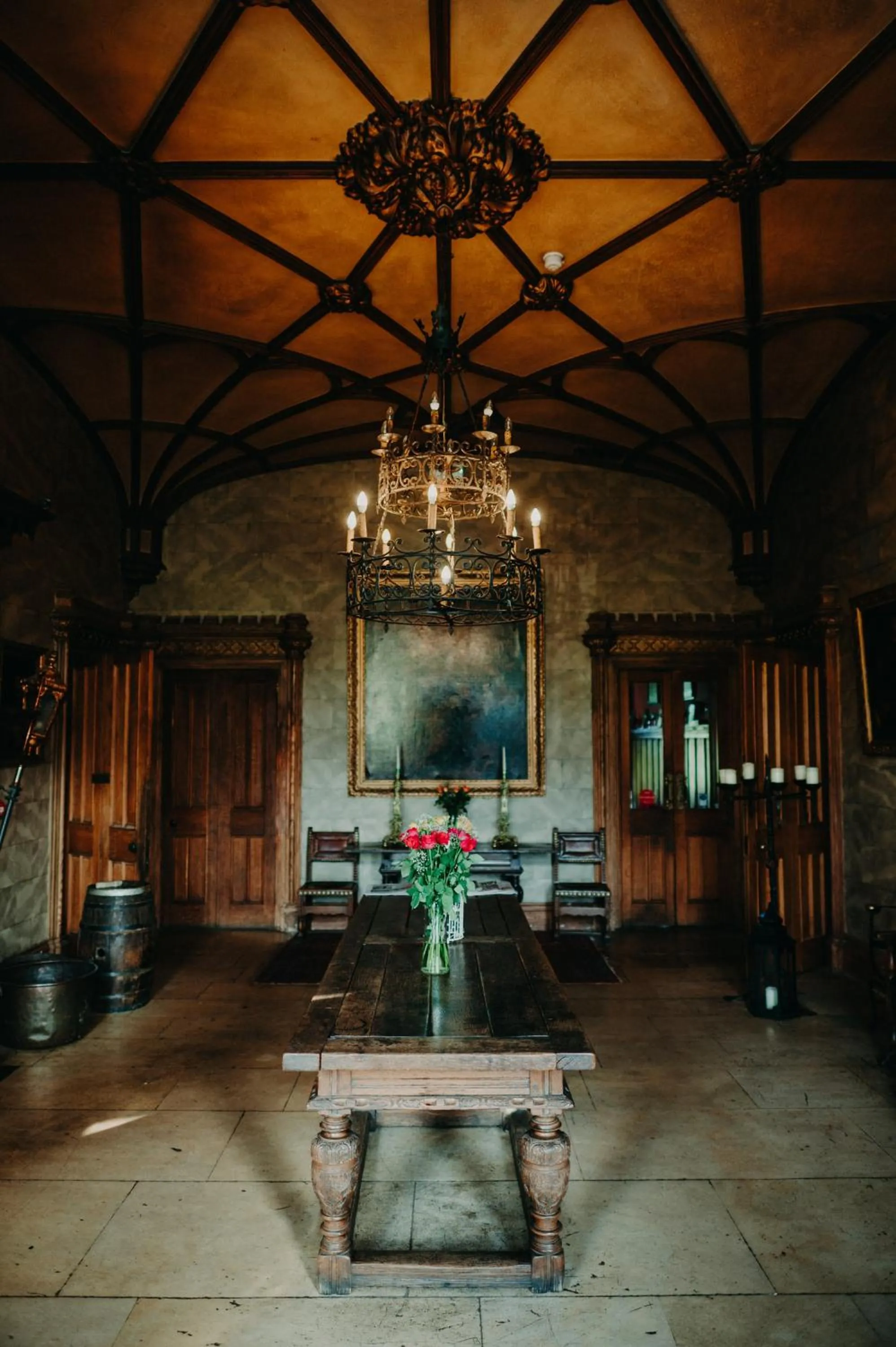 Facade/entrance in Belleek Castle, Ballina