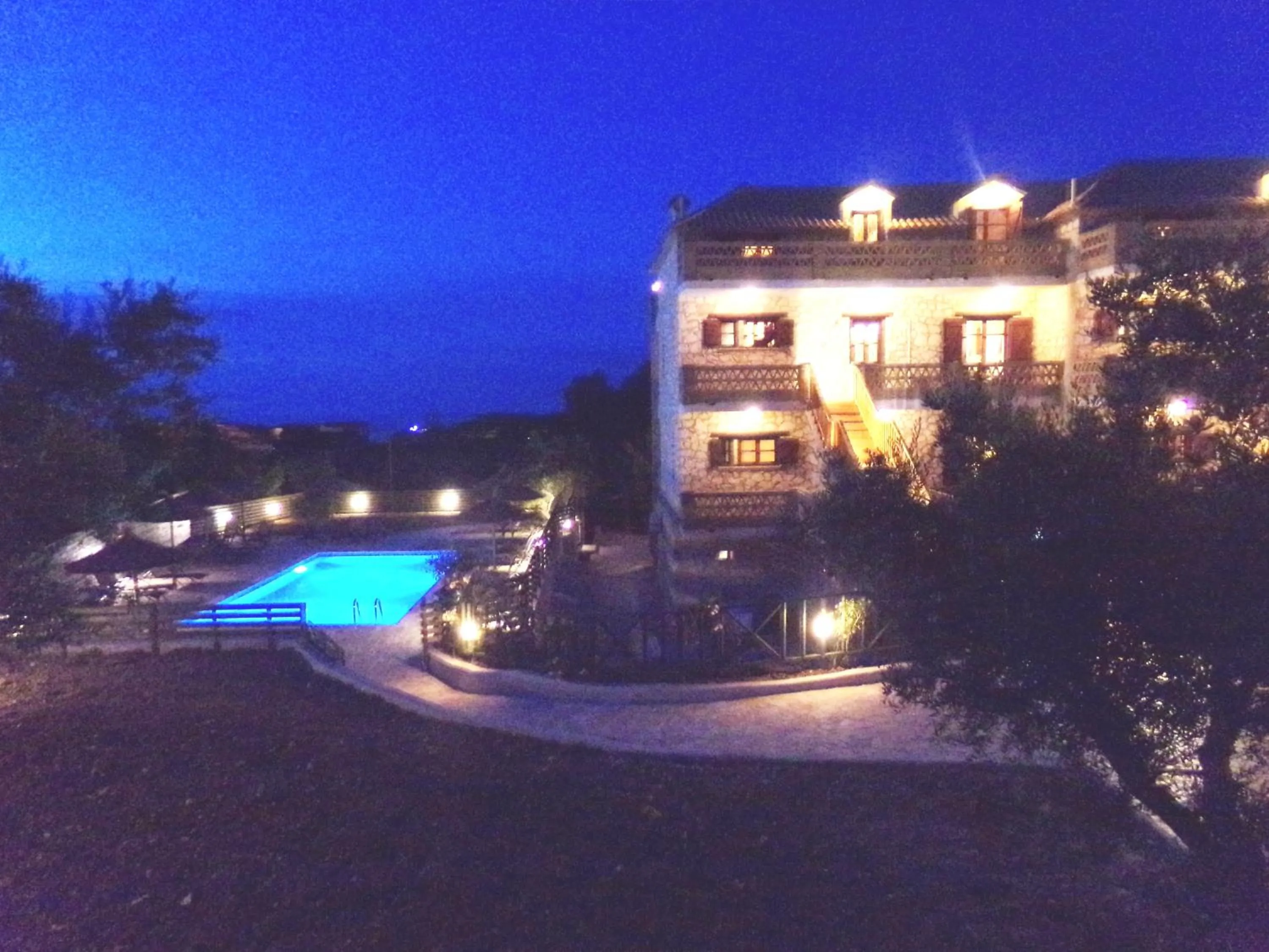 Night in Alegria Villas Complex