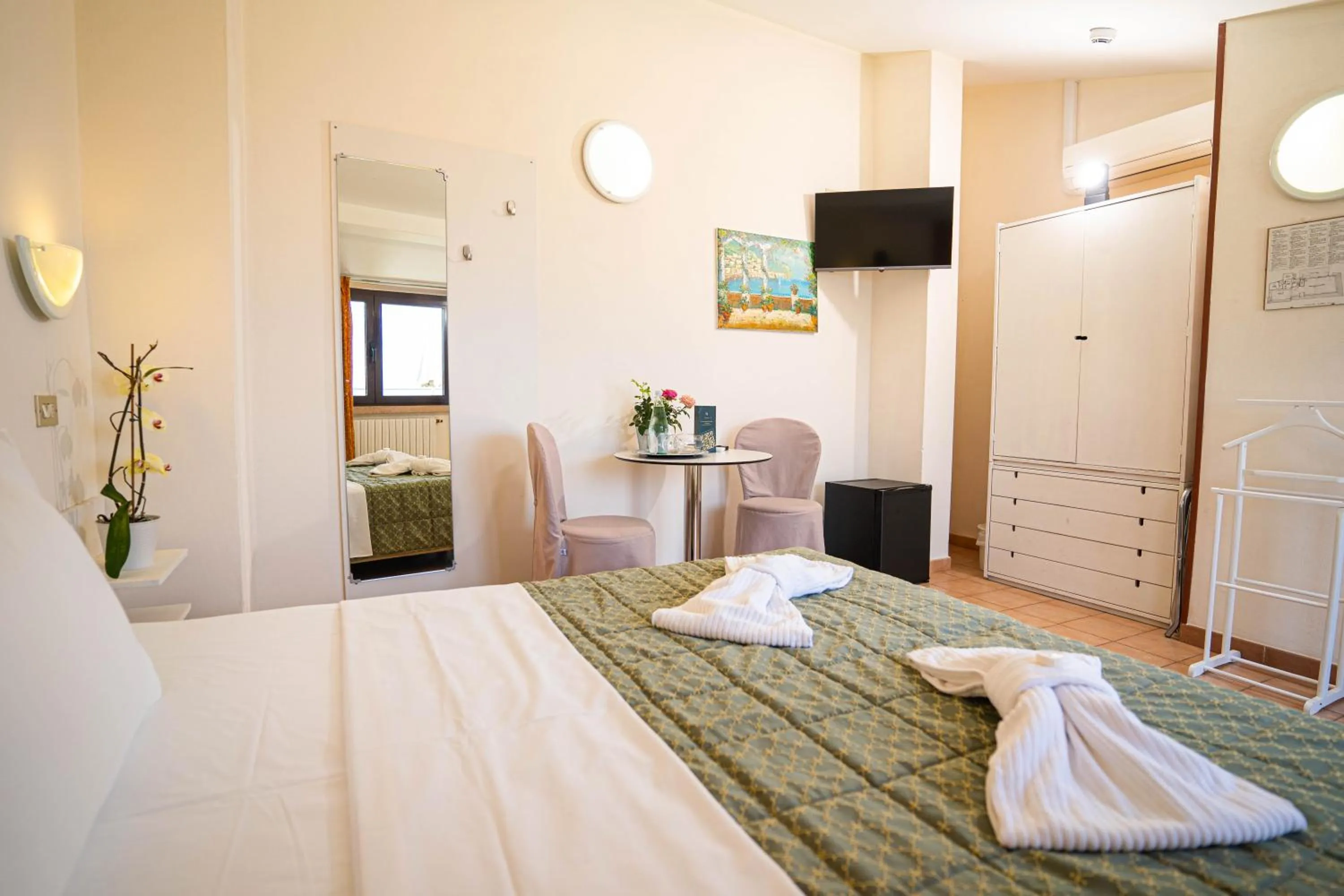 Bed in Hotel Sorriso