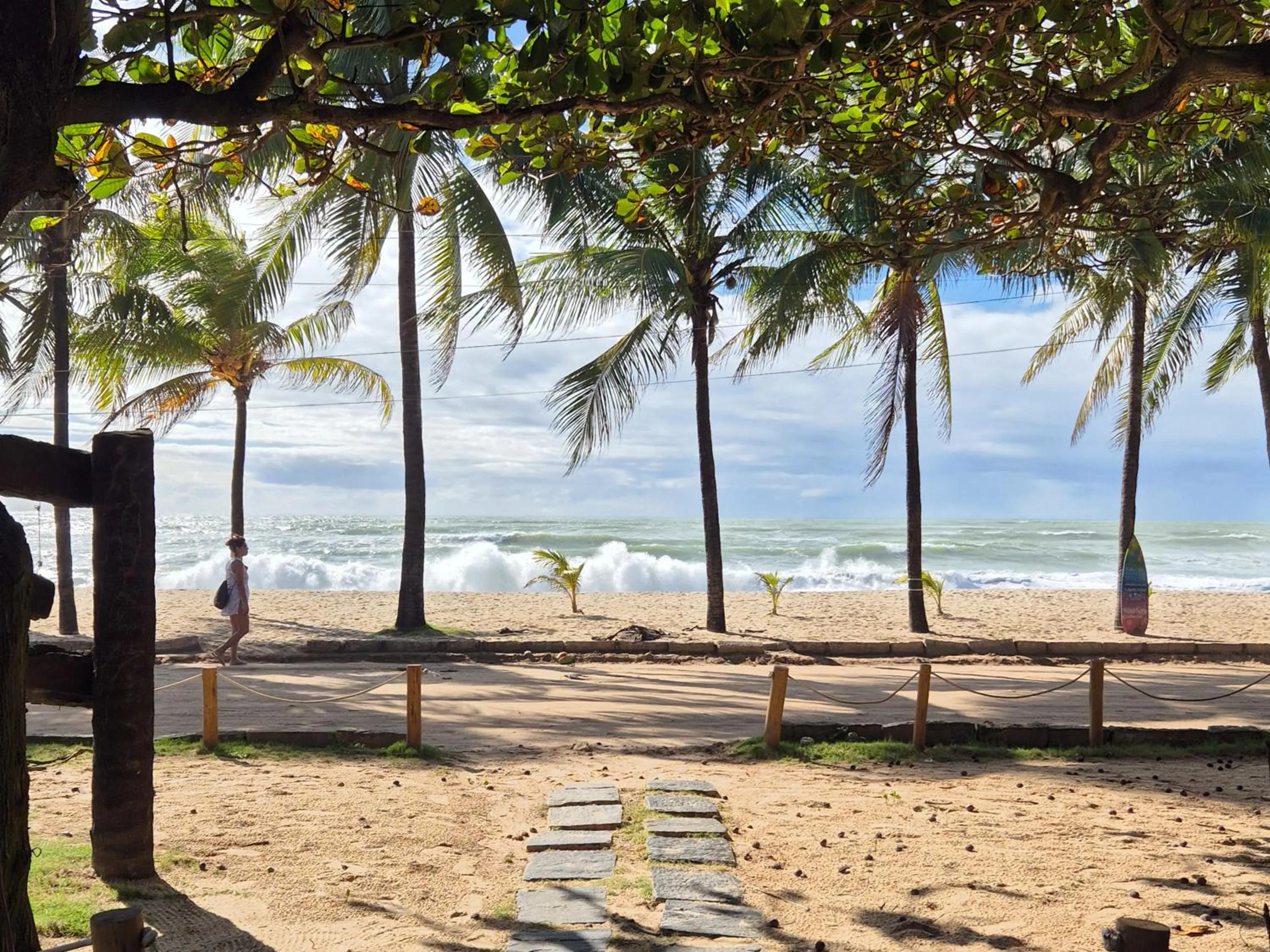 Sea view in Pousada dos Coqueiros
