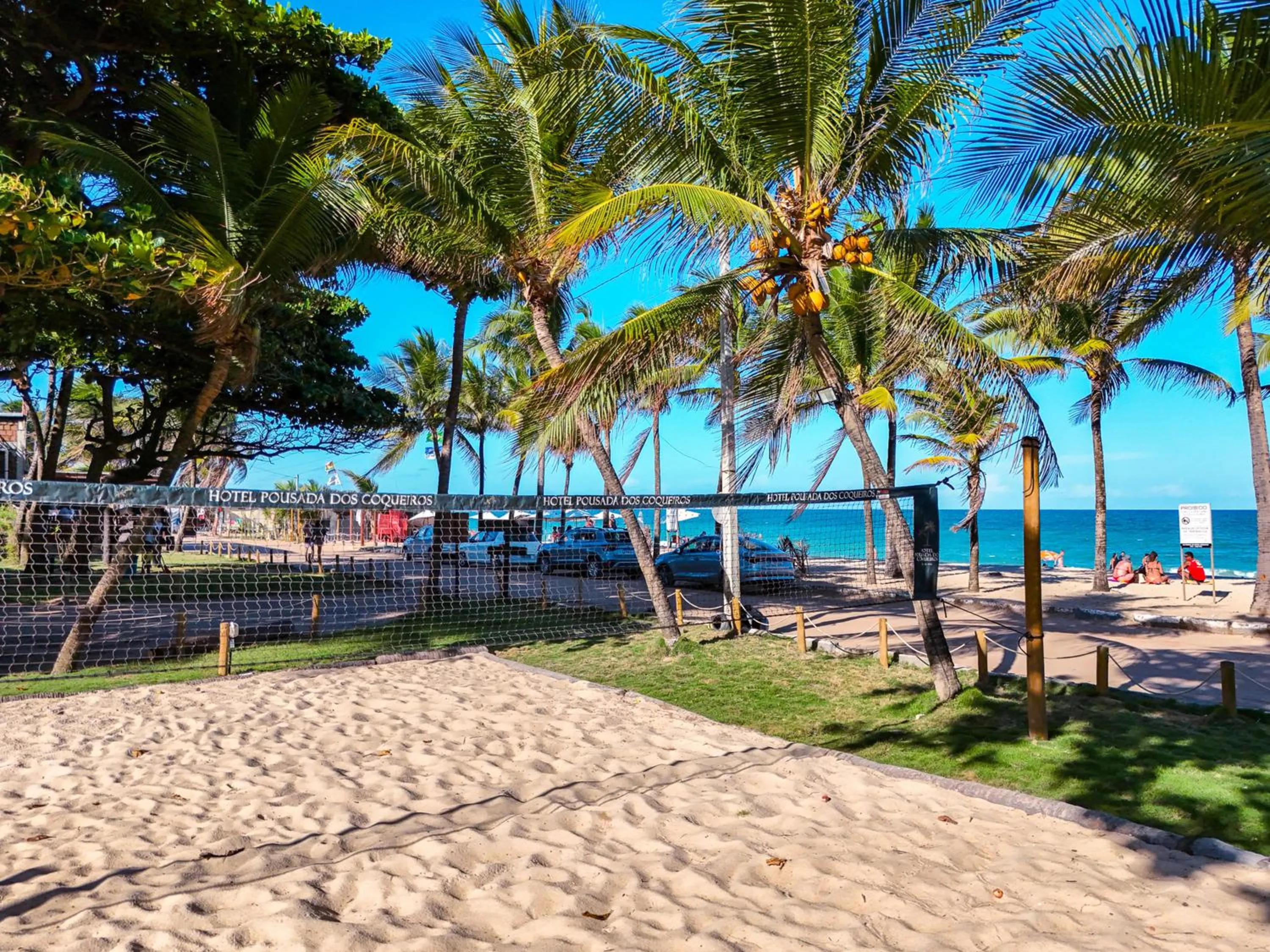 Tennis court in Pousada dos Coqueiros