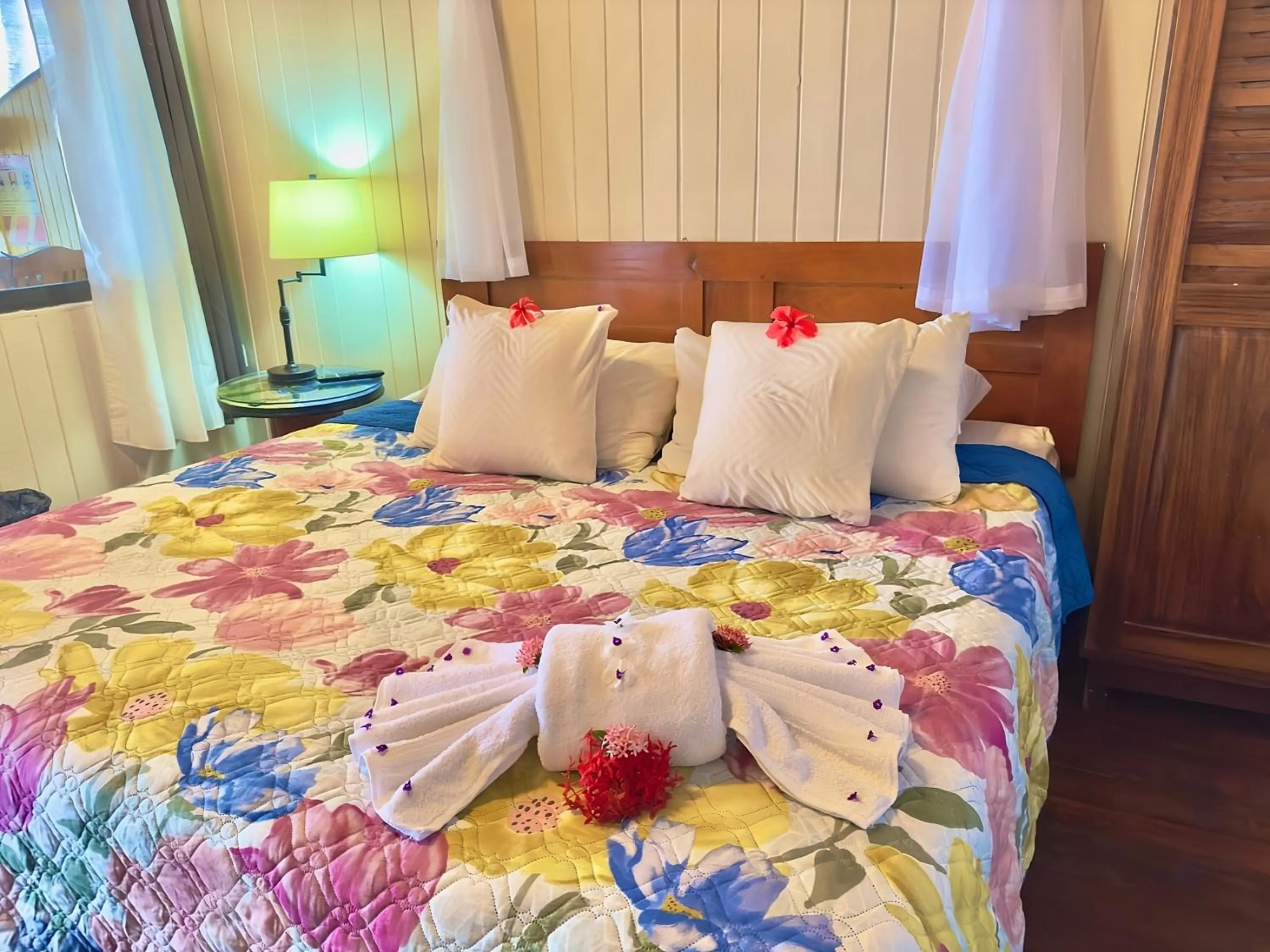 Bed in Hotel Brasilito