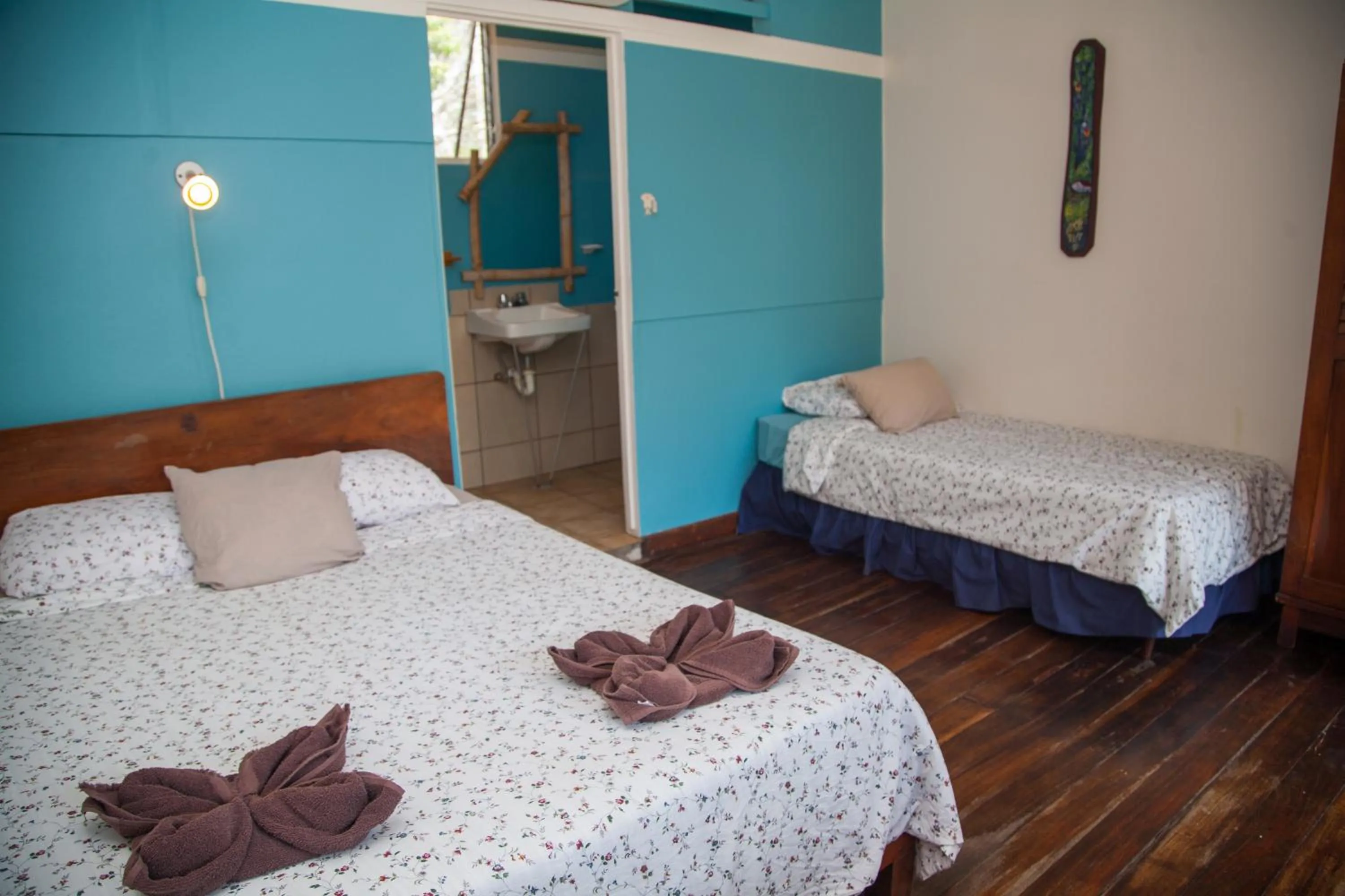 Bed in Hotel Brasilito