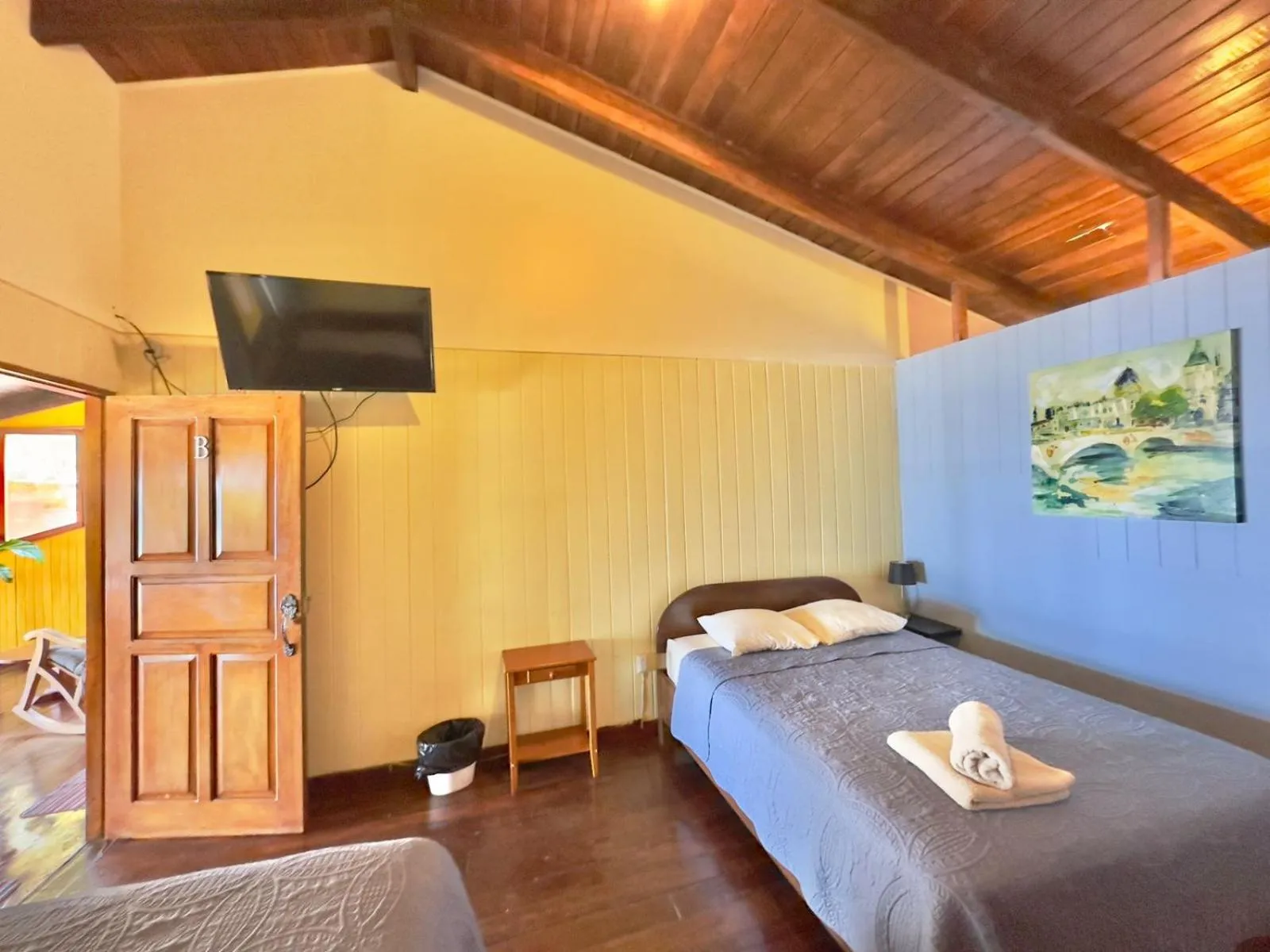 Bed in Hotel Brasilito