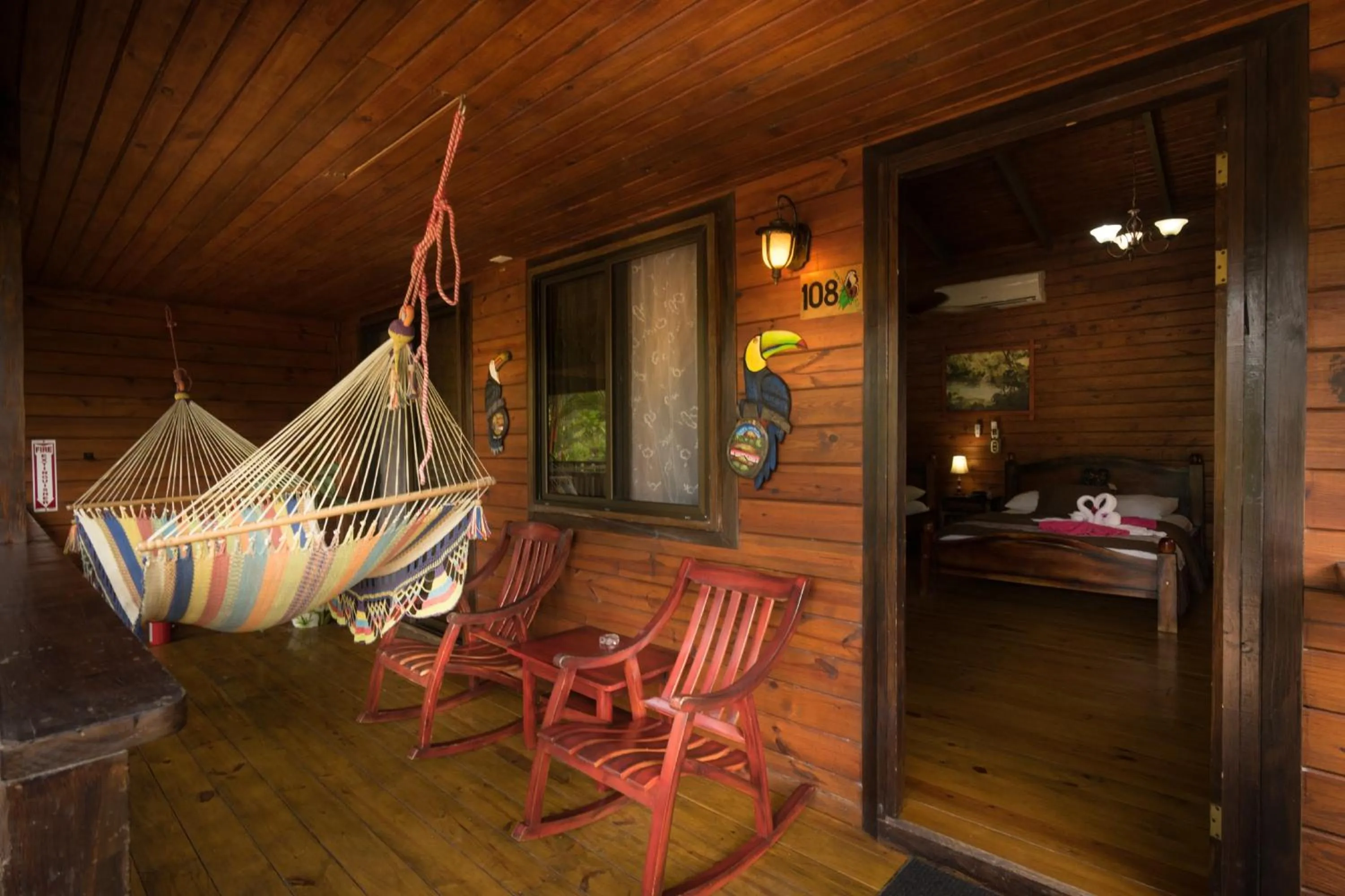 Patio in Blue River Resort & Hot Springs