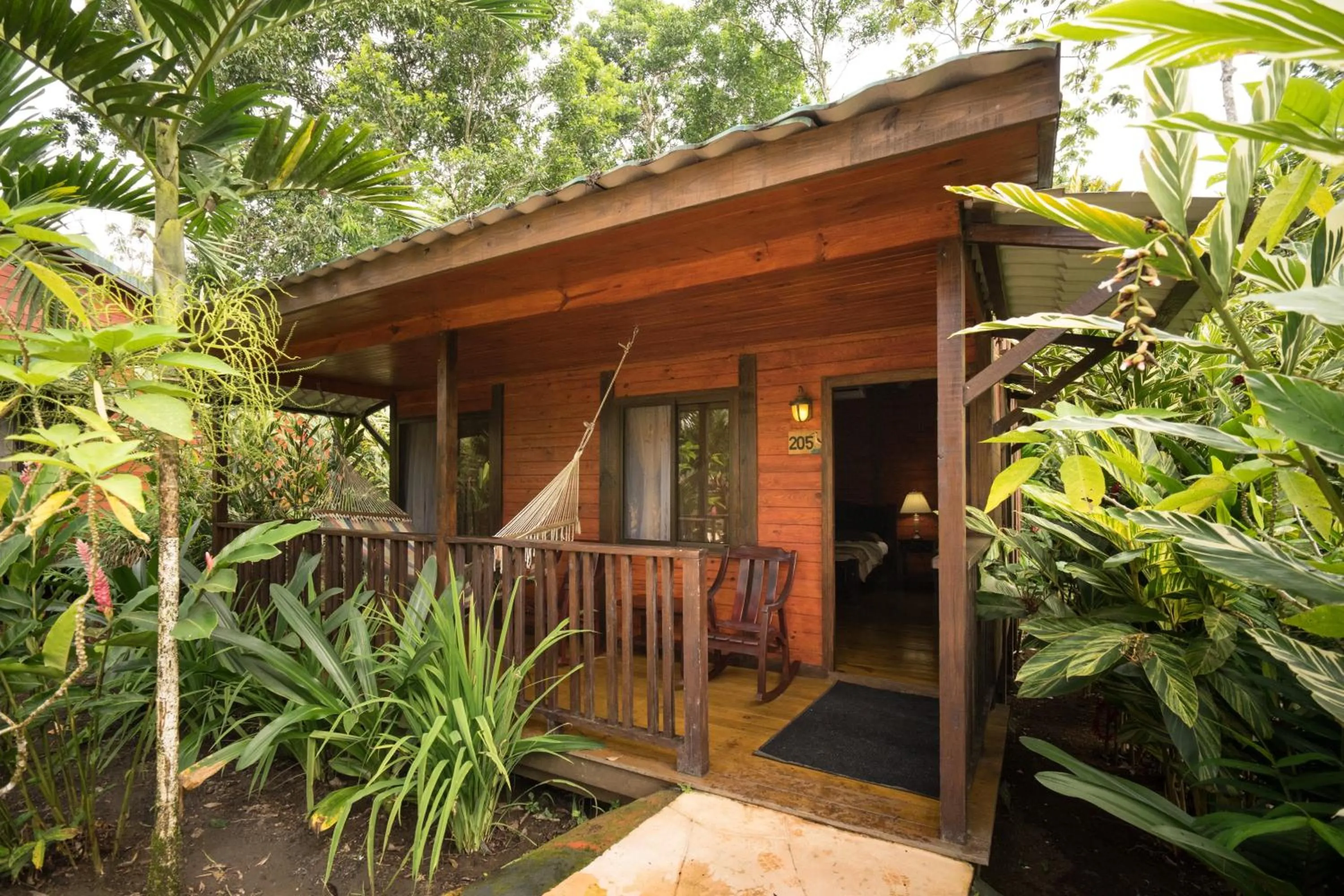 Patio in Blue River Resort & Hot Springs