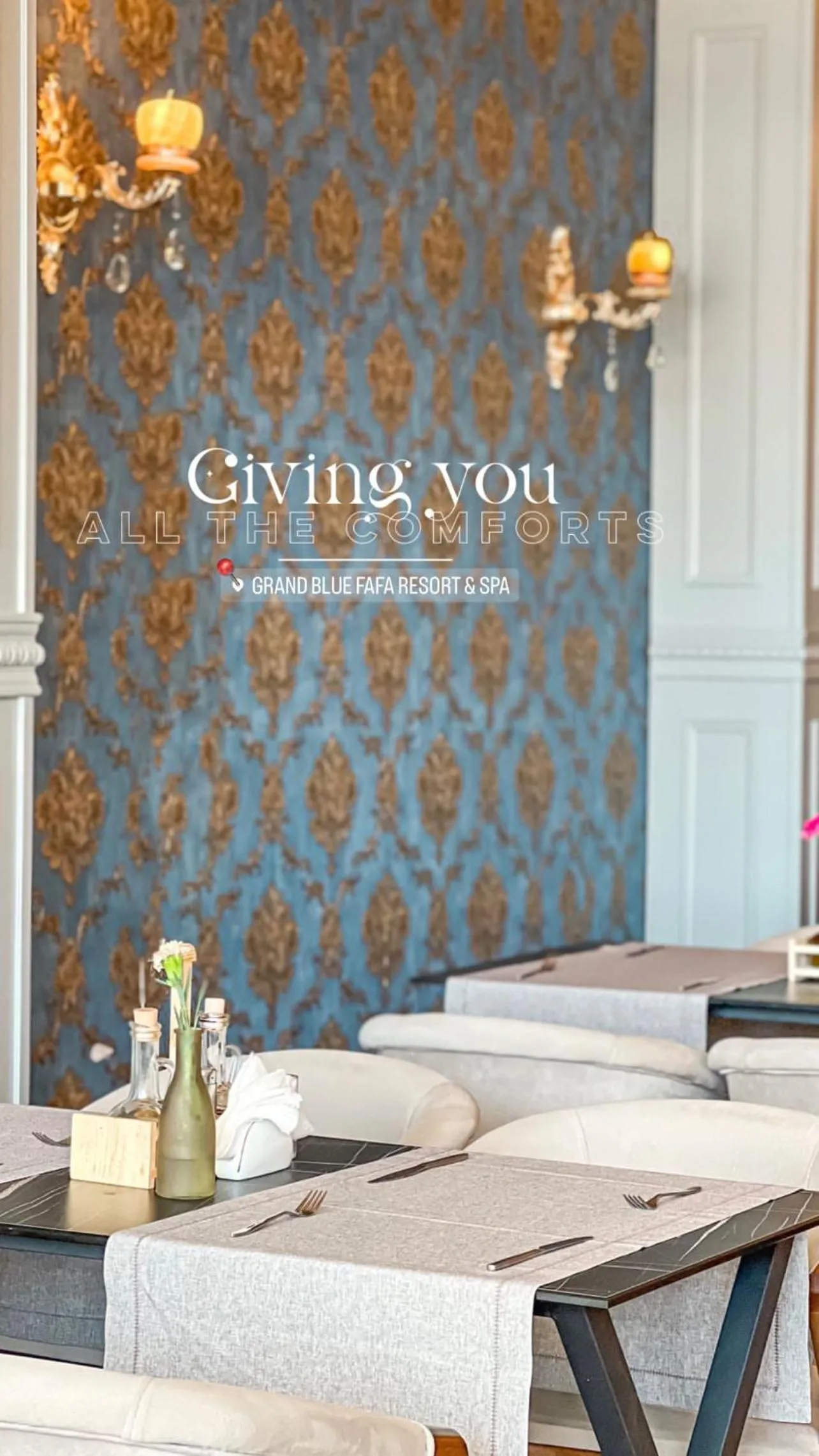 Restaurant/places to eat in Grand Blue Fafa Resort & SPA