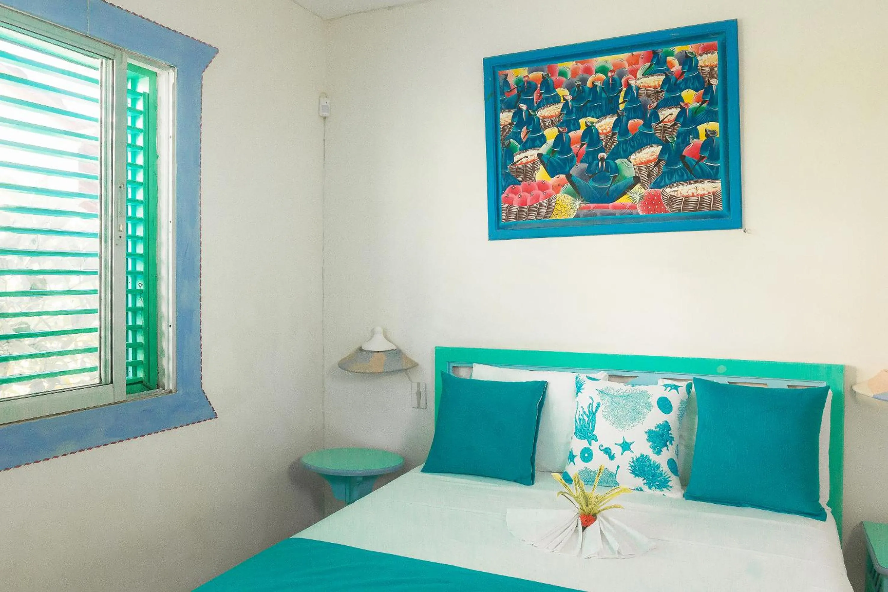 Bed in Hotel Playa Colibri