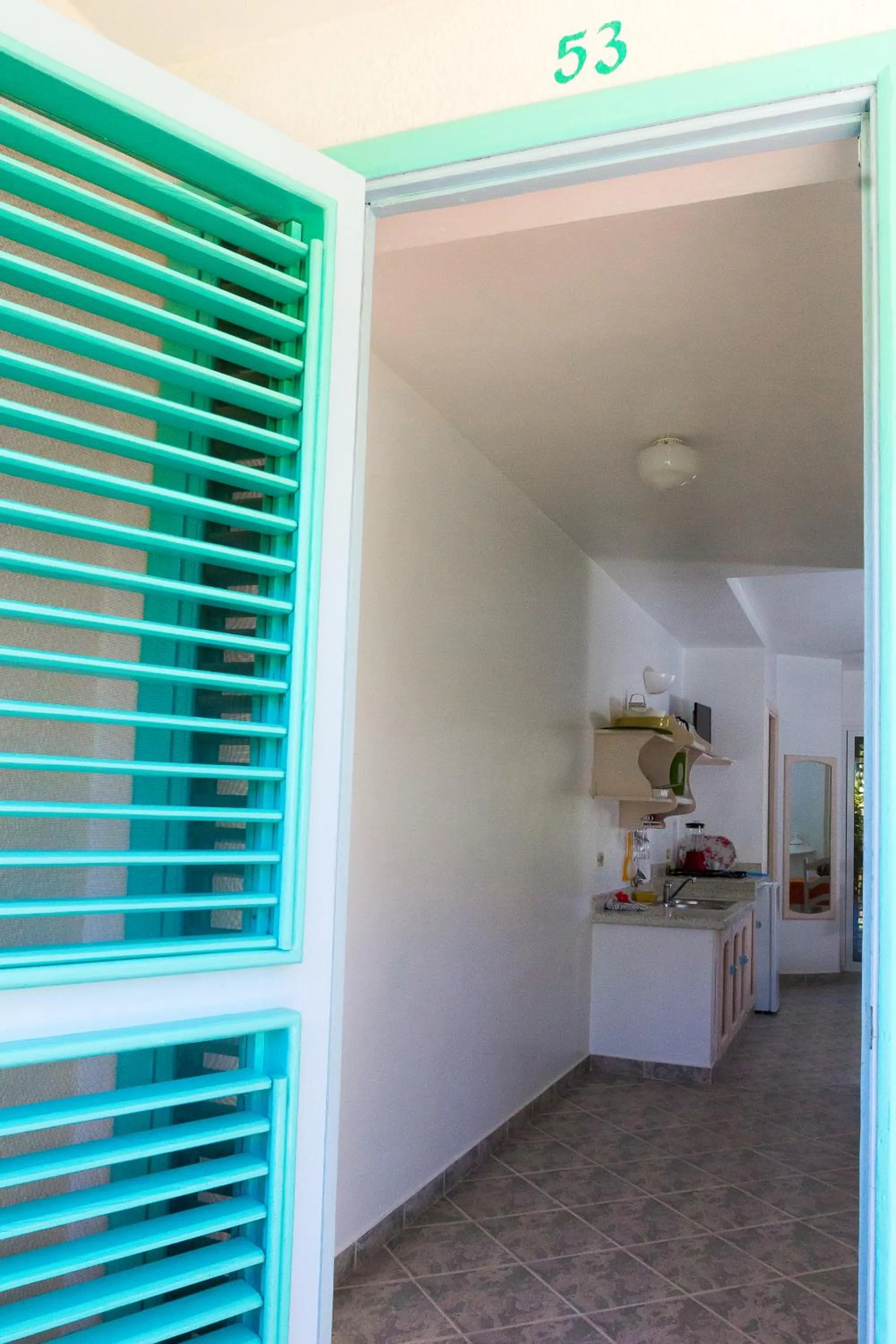 Kitchen or kitchenette in Hotel Playa Colibri
