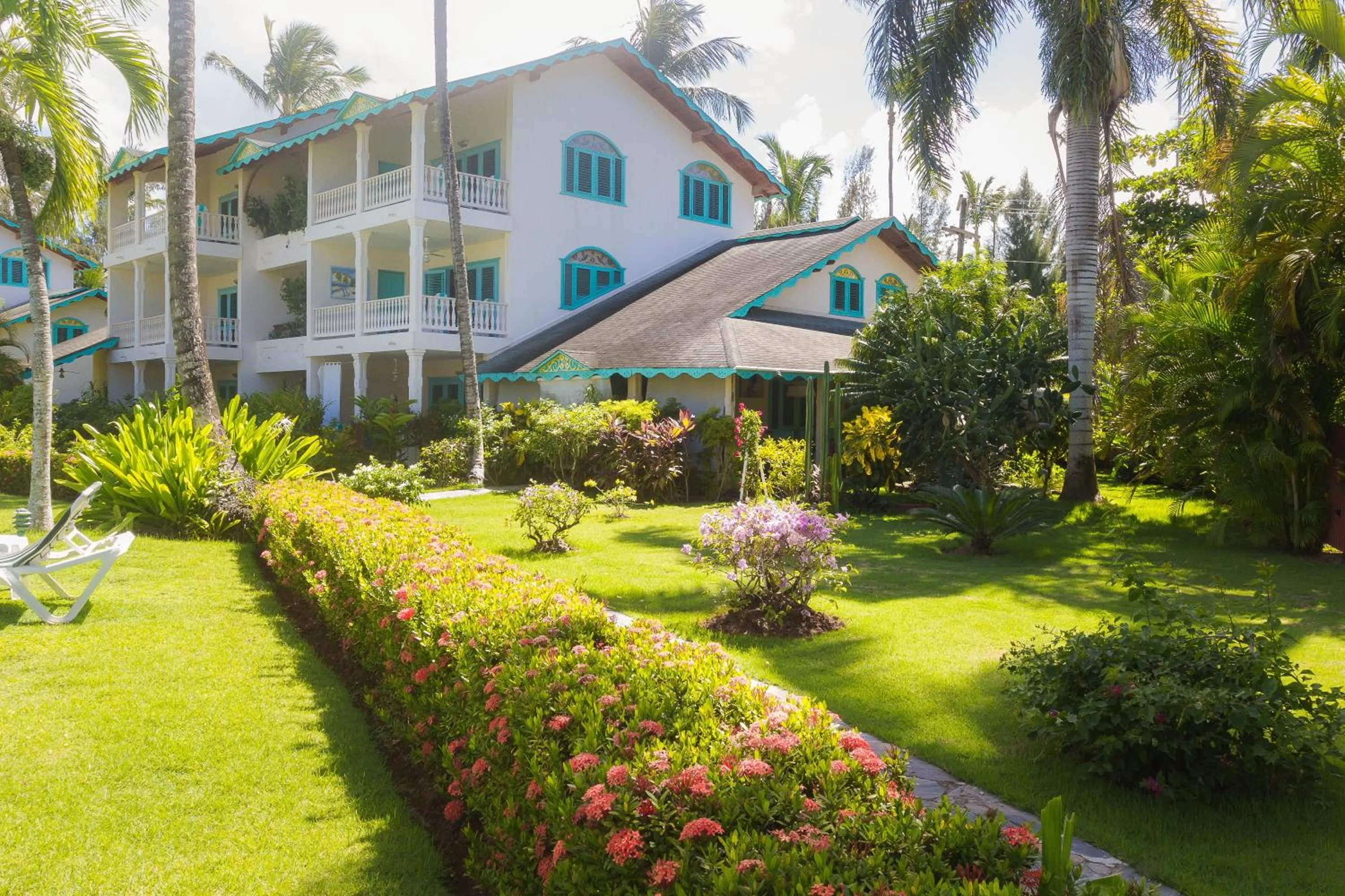 Patio in Hotel Playa Colibri