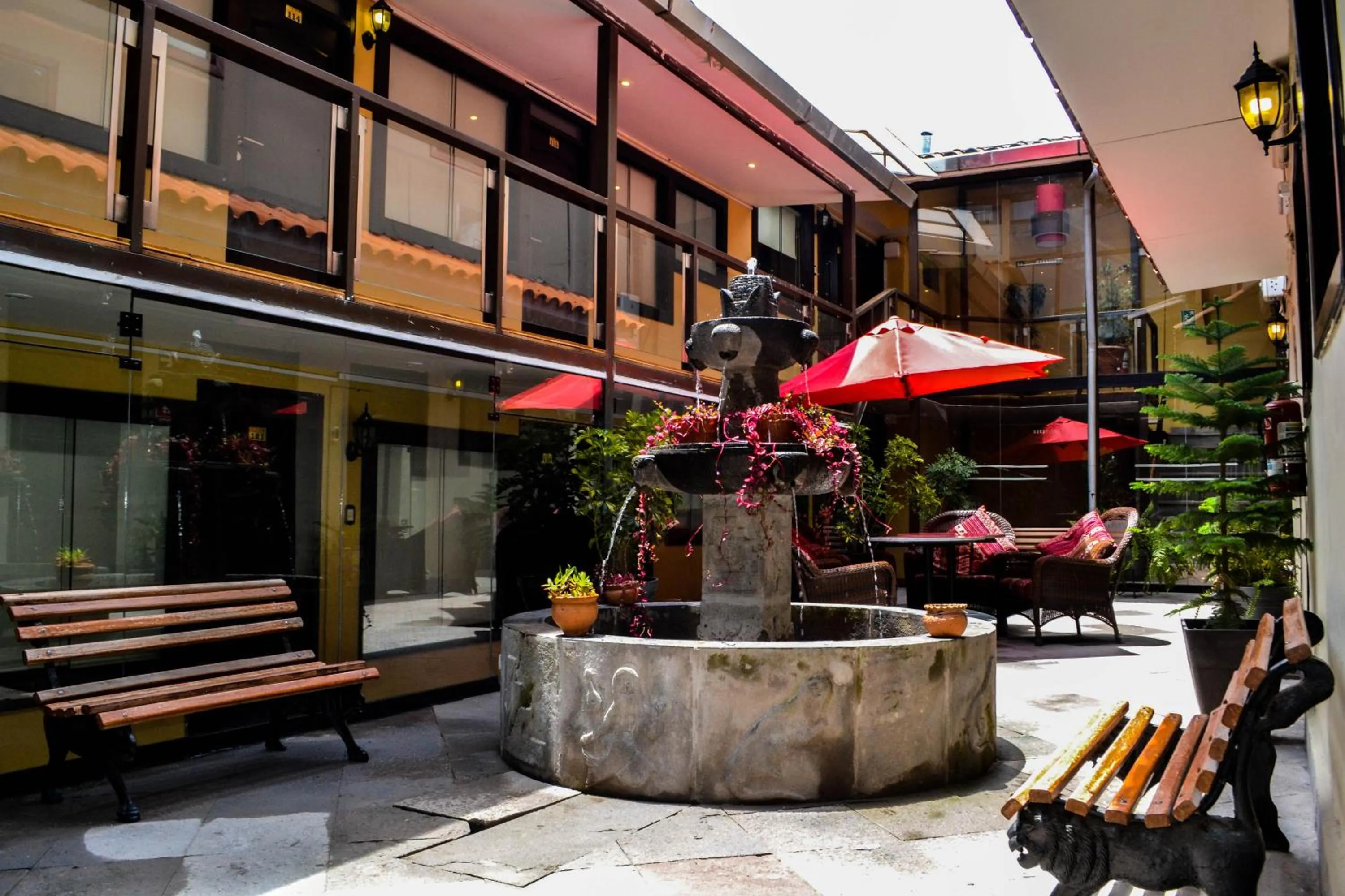 Patio in Hotel Royal Qosqo