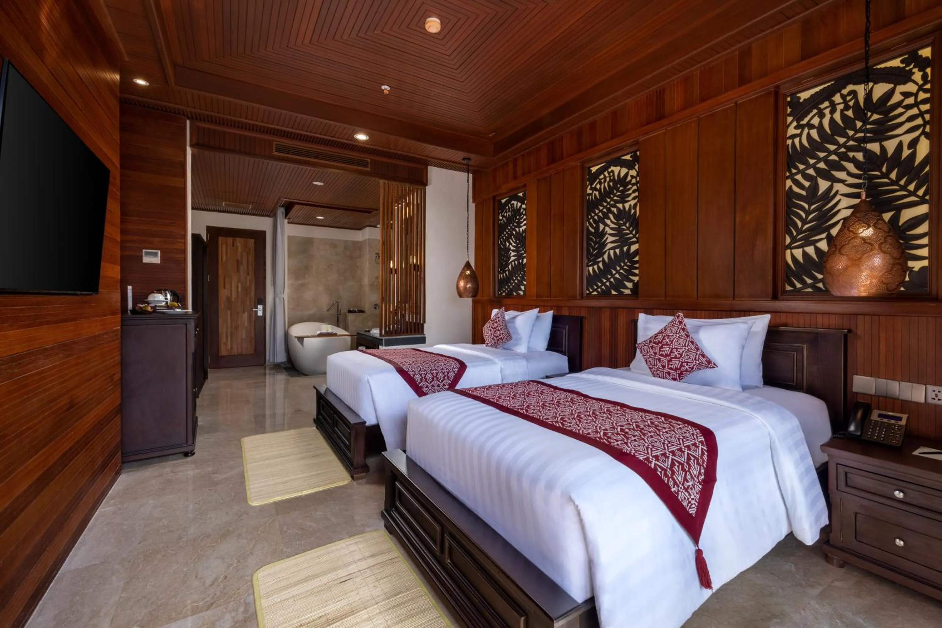 Bedroom, Bed in Bali Tropic Resort & Spa - CHSE Certified