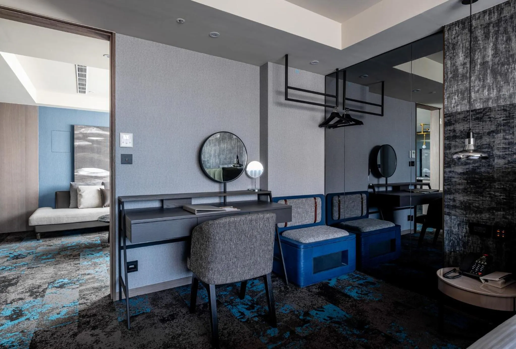 Living room, Bed in Kung Shang Design Hotel