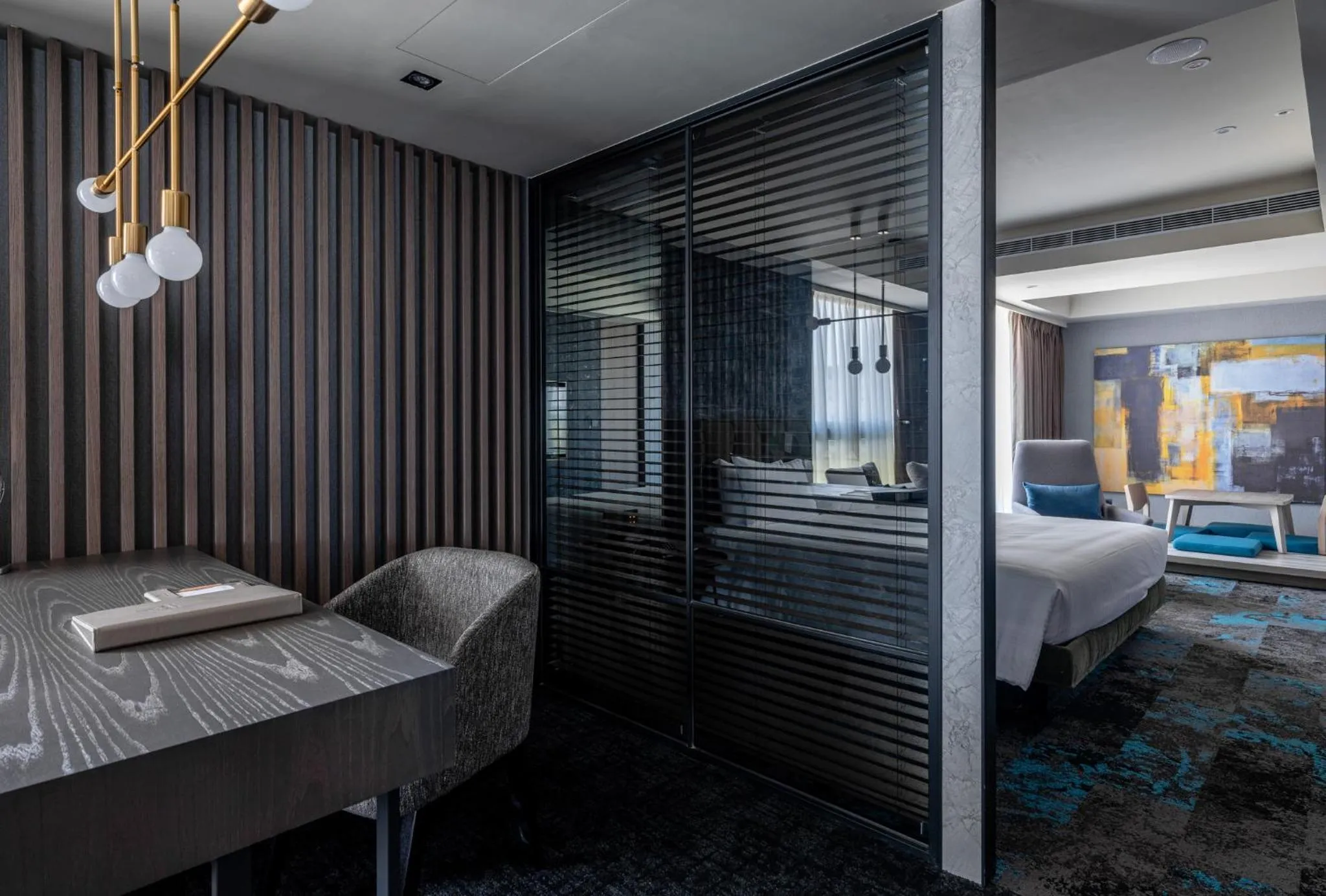 Seating area, Bed in Kung Shang Design Hotel