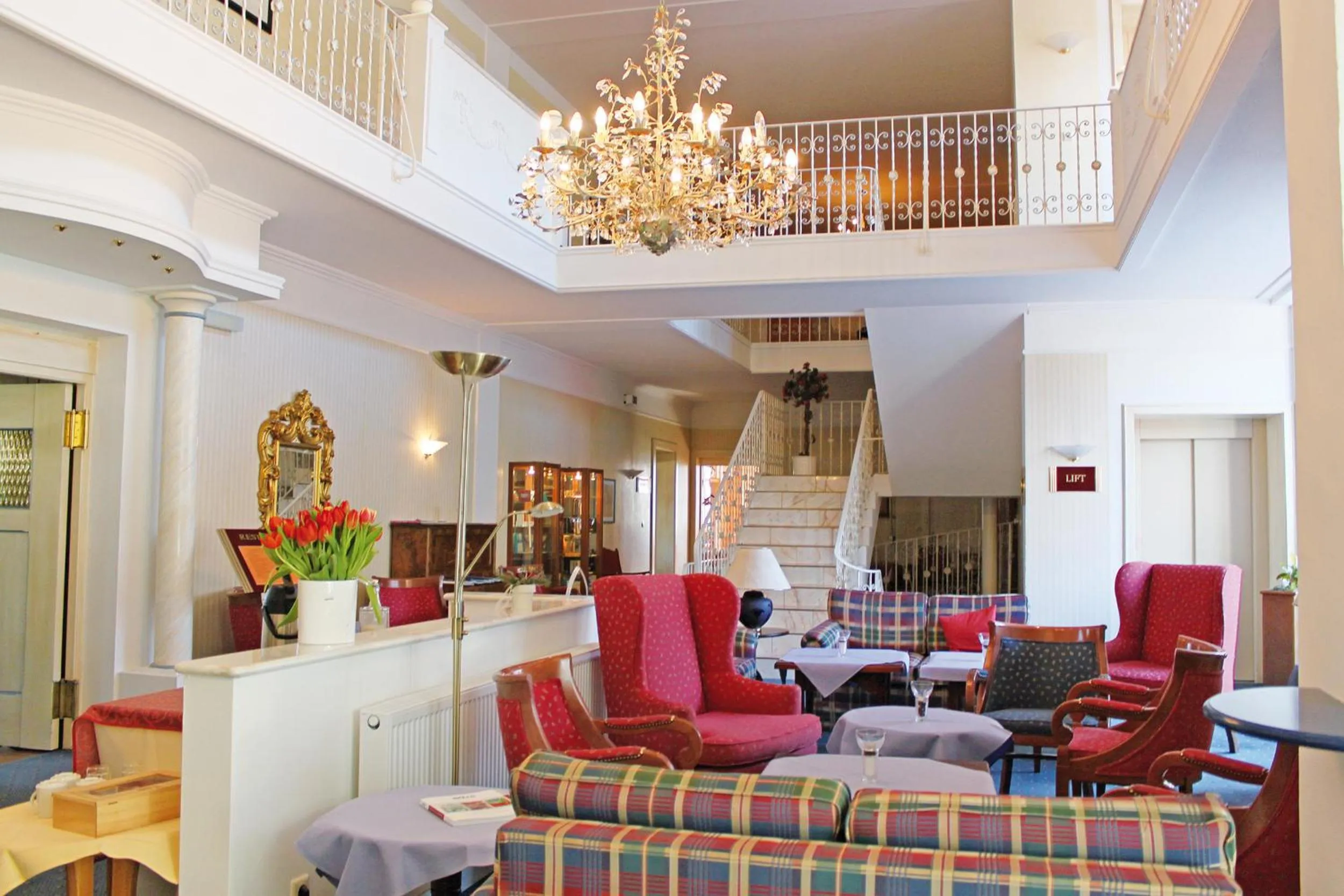 Lobby or reception in Hotel Quellenhof