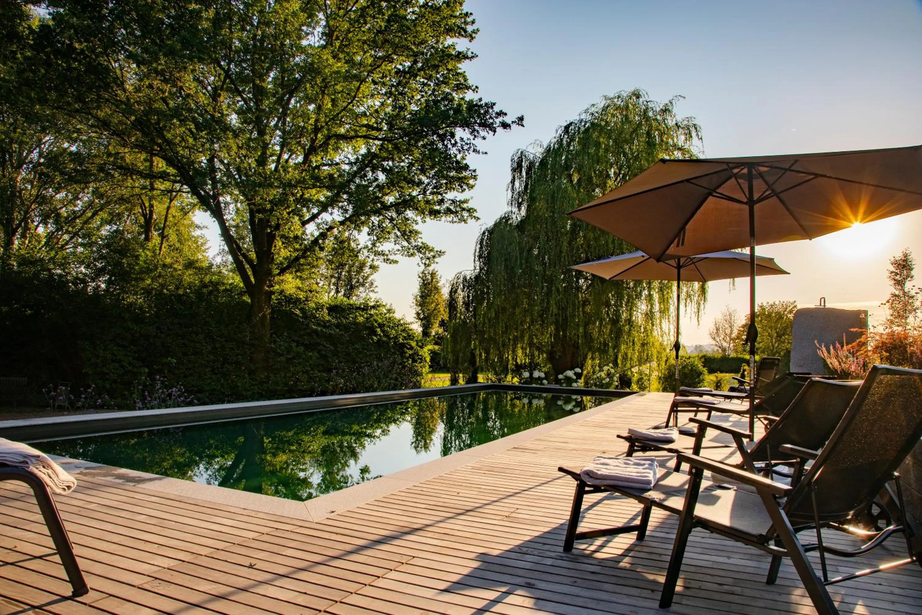 Swimming pool in Hotel Quellenhof