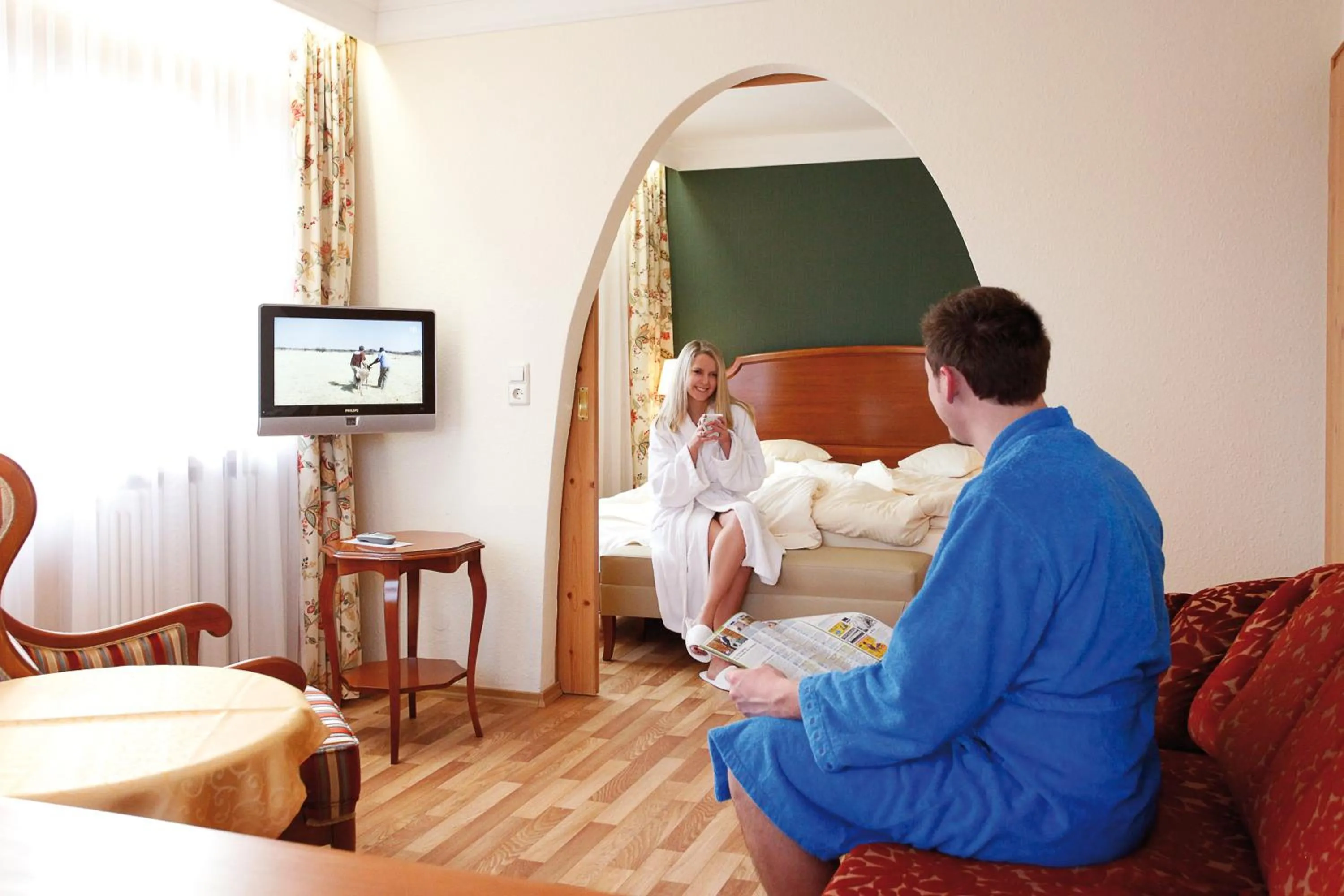 Seating area in Hotel Quellenhof