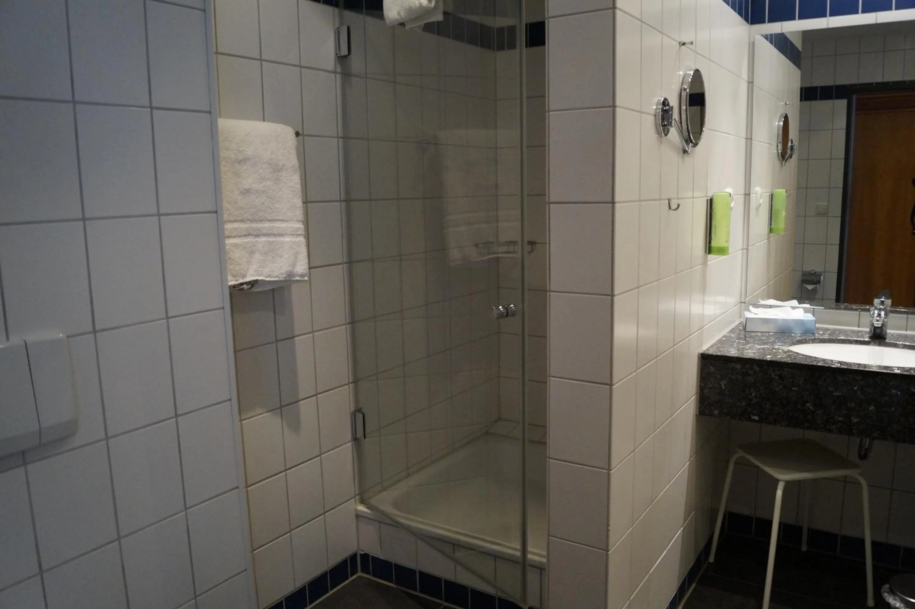 Shower in Hotel Novum