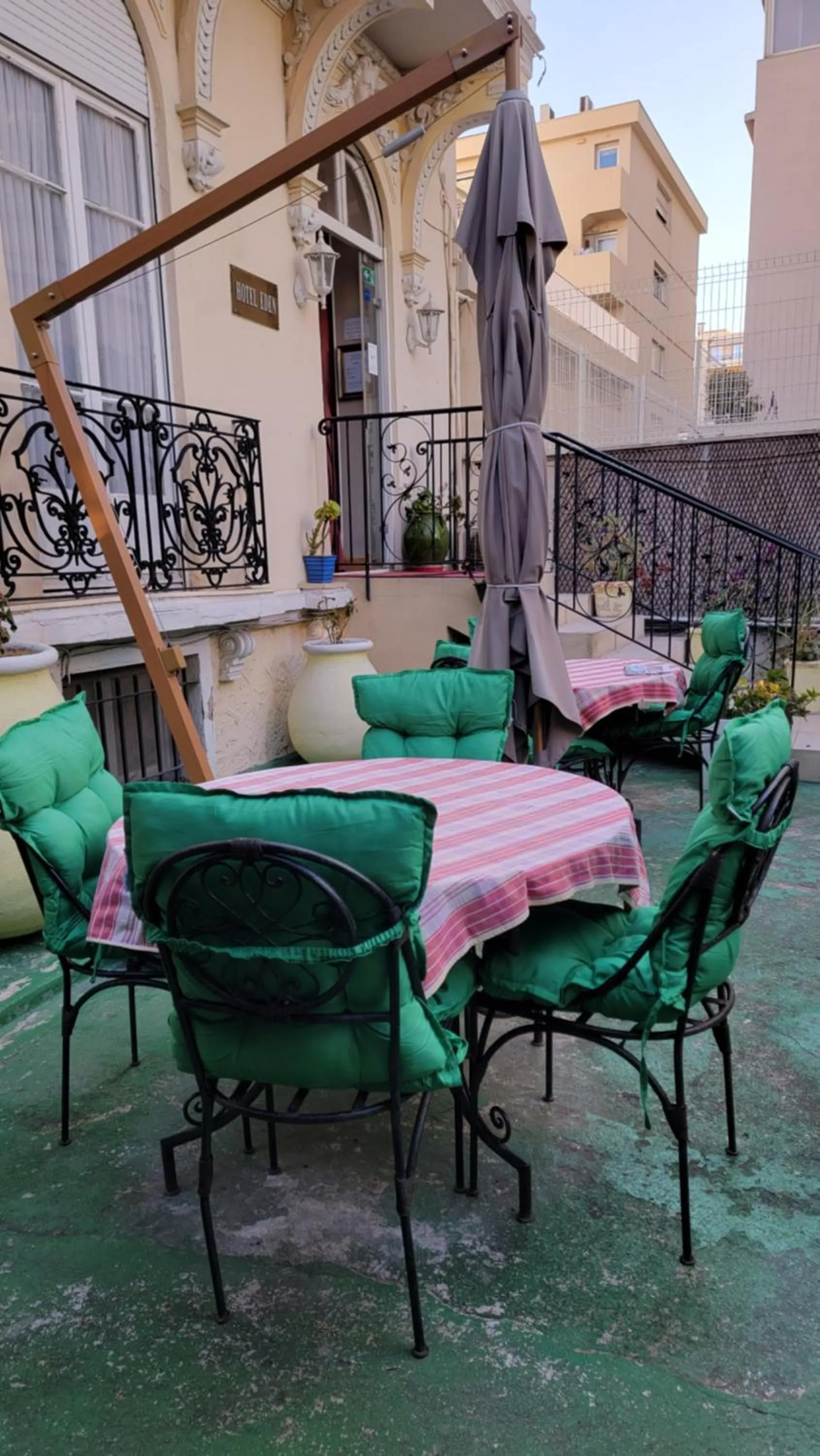 Continental breakfast in Villa Eden