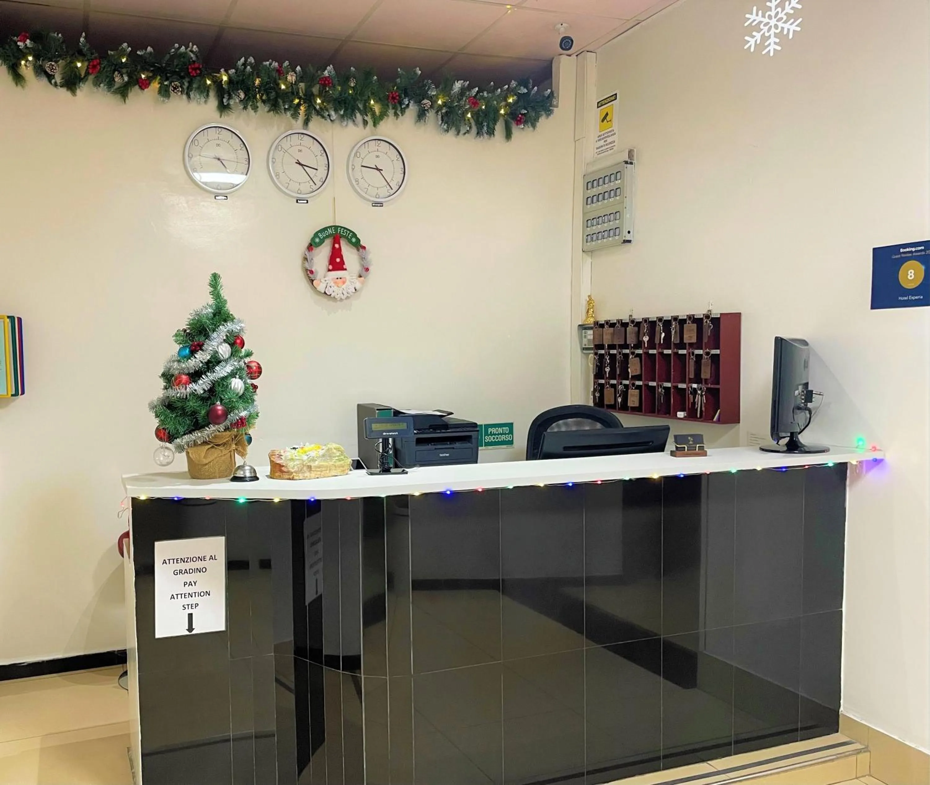 Lobby or reception in Hotel Esperia