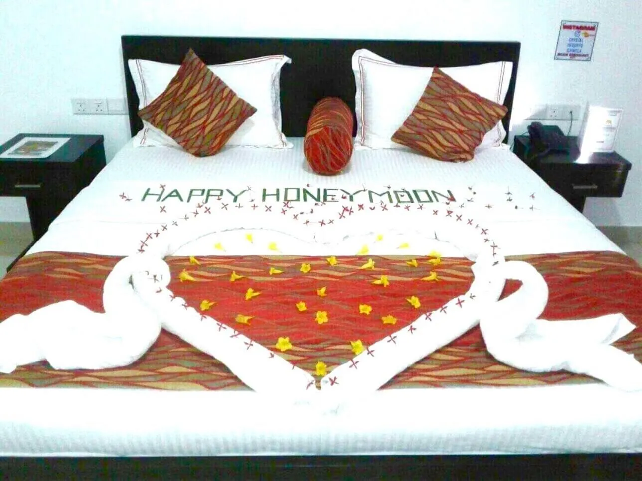 Bed in Crystal Resort Dickwella