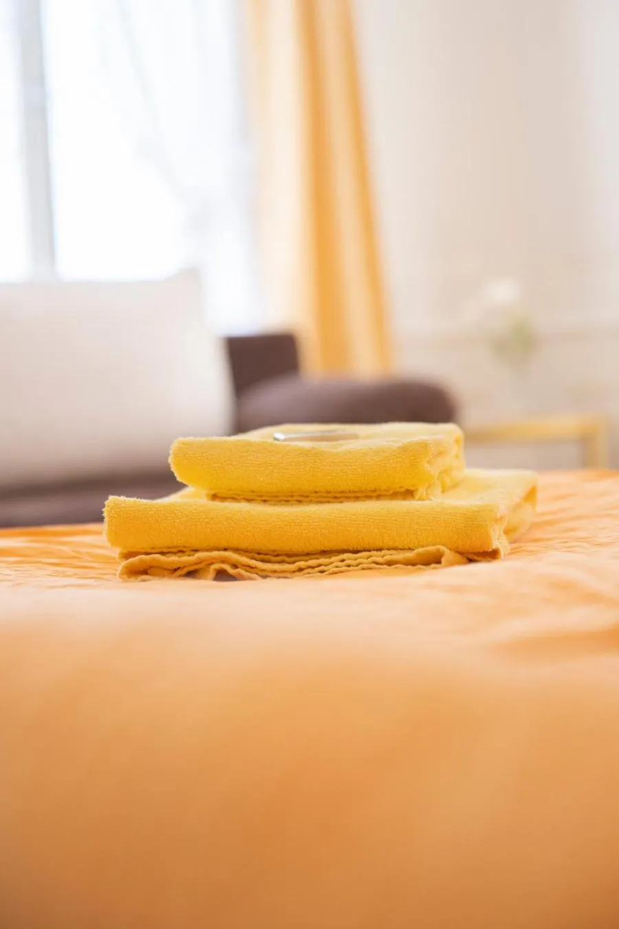 Decorative detail, Bed in Hotel Rotes Kreuz