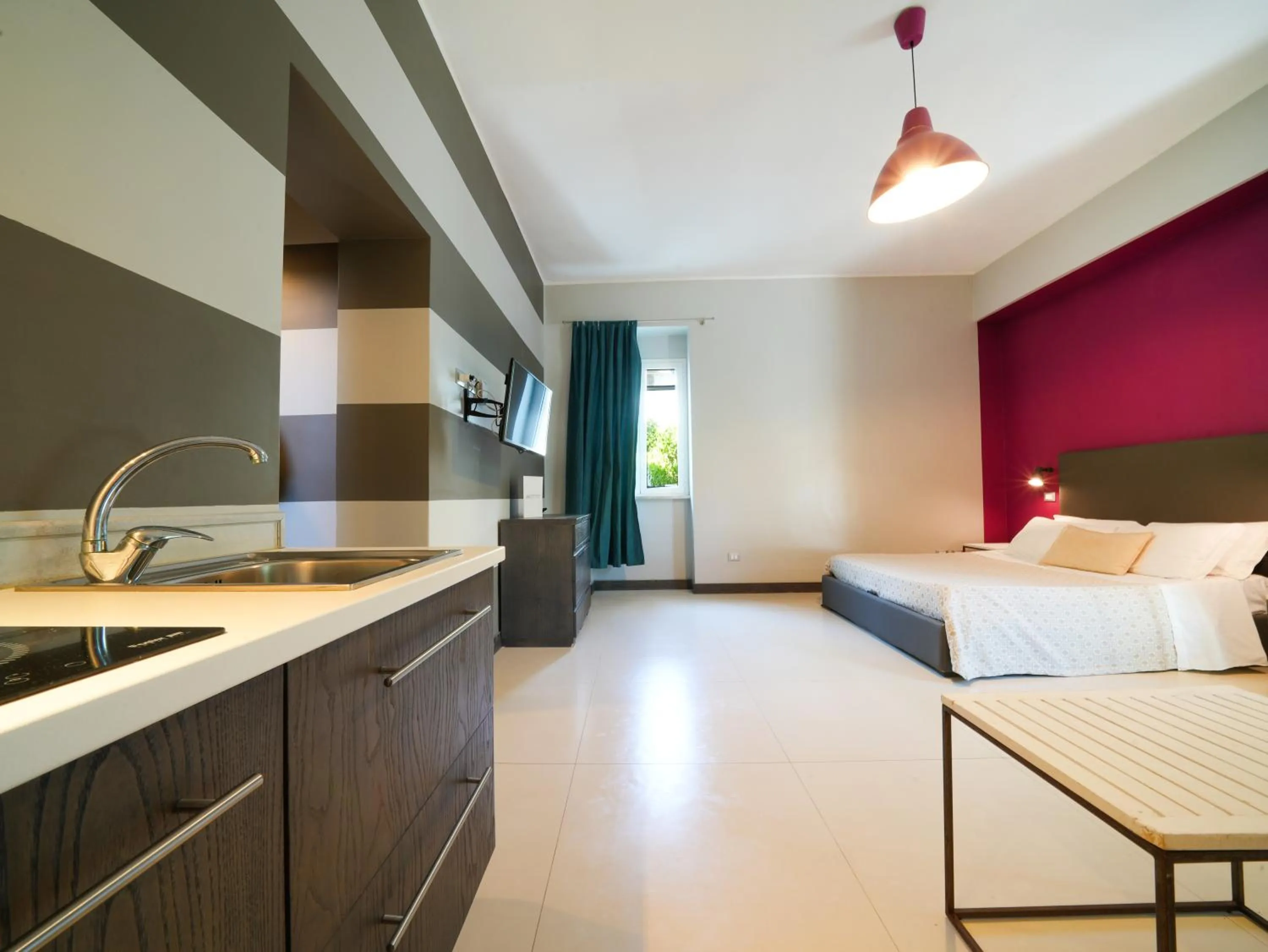 Bed in Hotel Santa Lucia