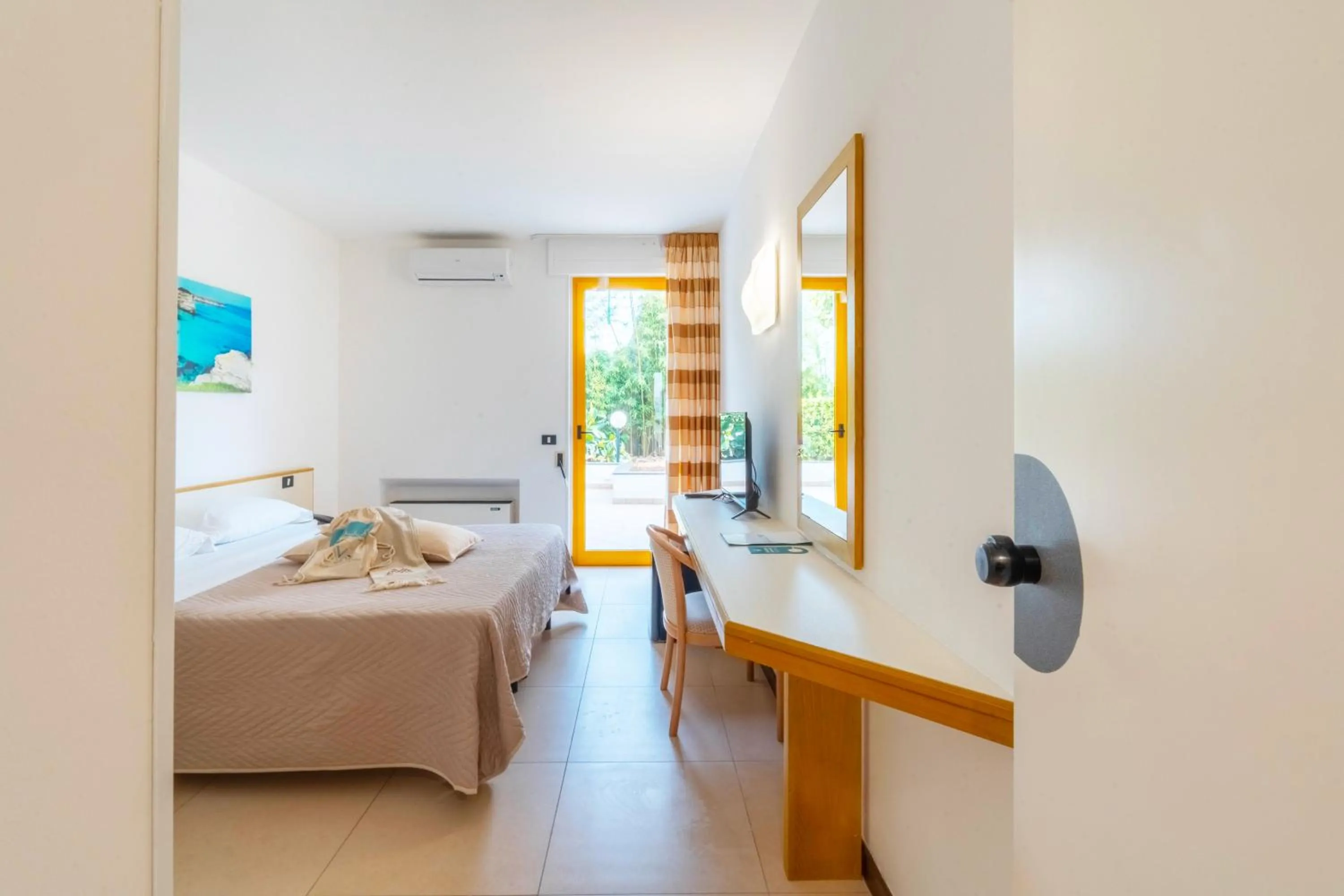 Bed in Hotel Santa Lucia