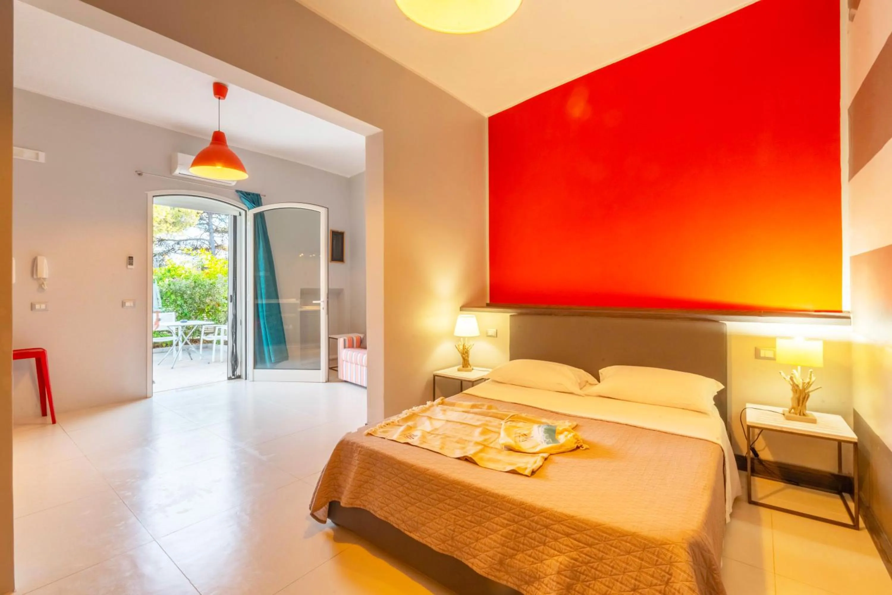 Bed in Hotel Santa Lucia