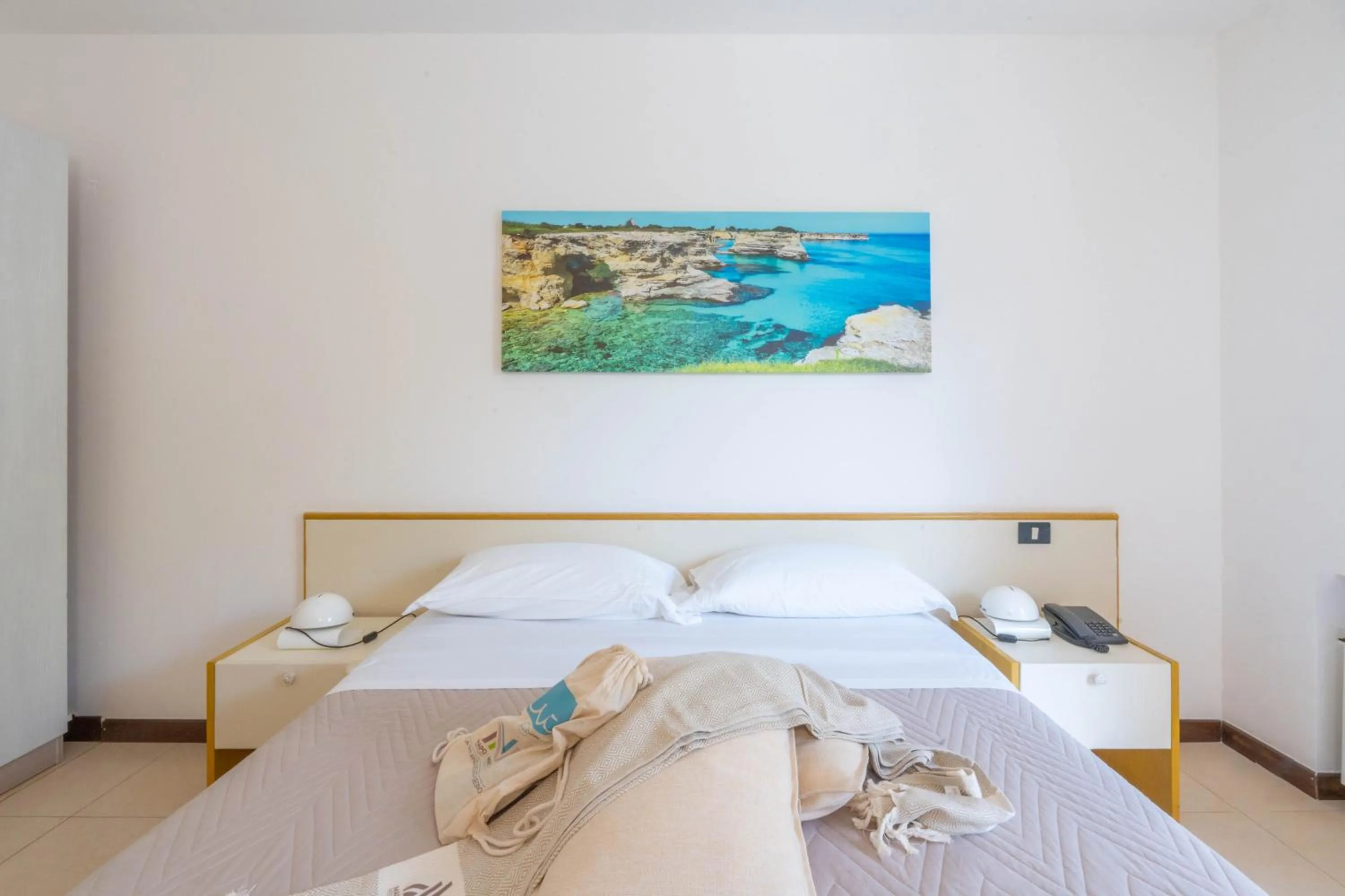 Bed in Hotel Santa Lucia