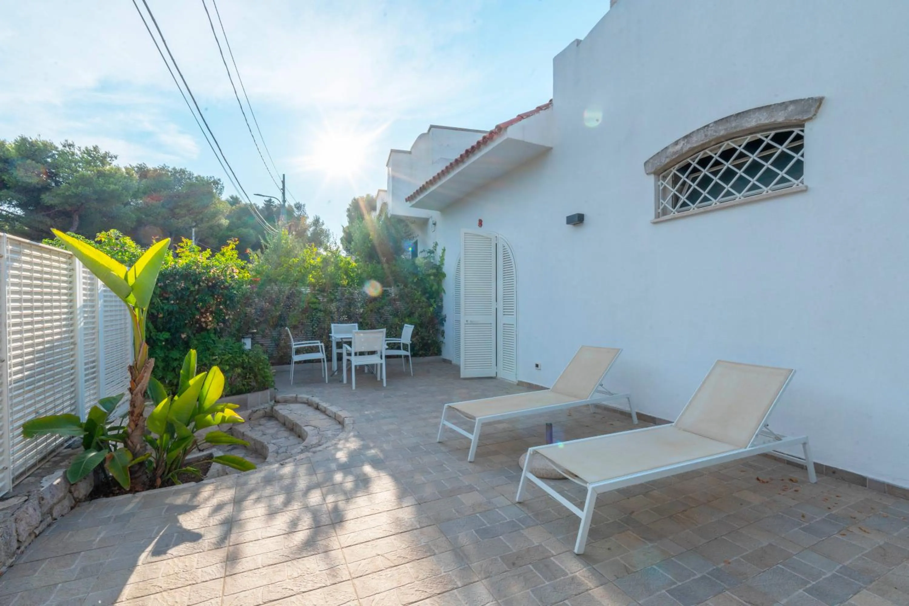Patio in Hotel Santa Lucia