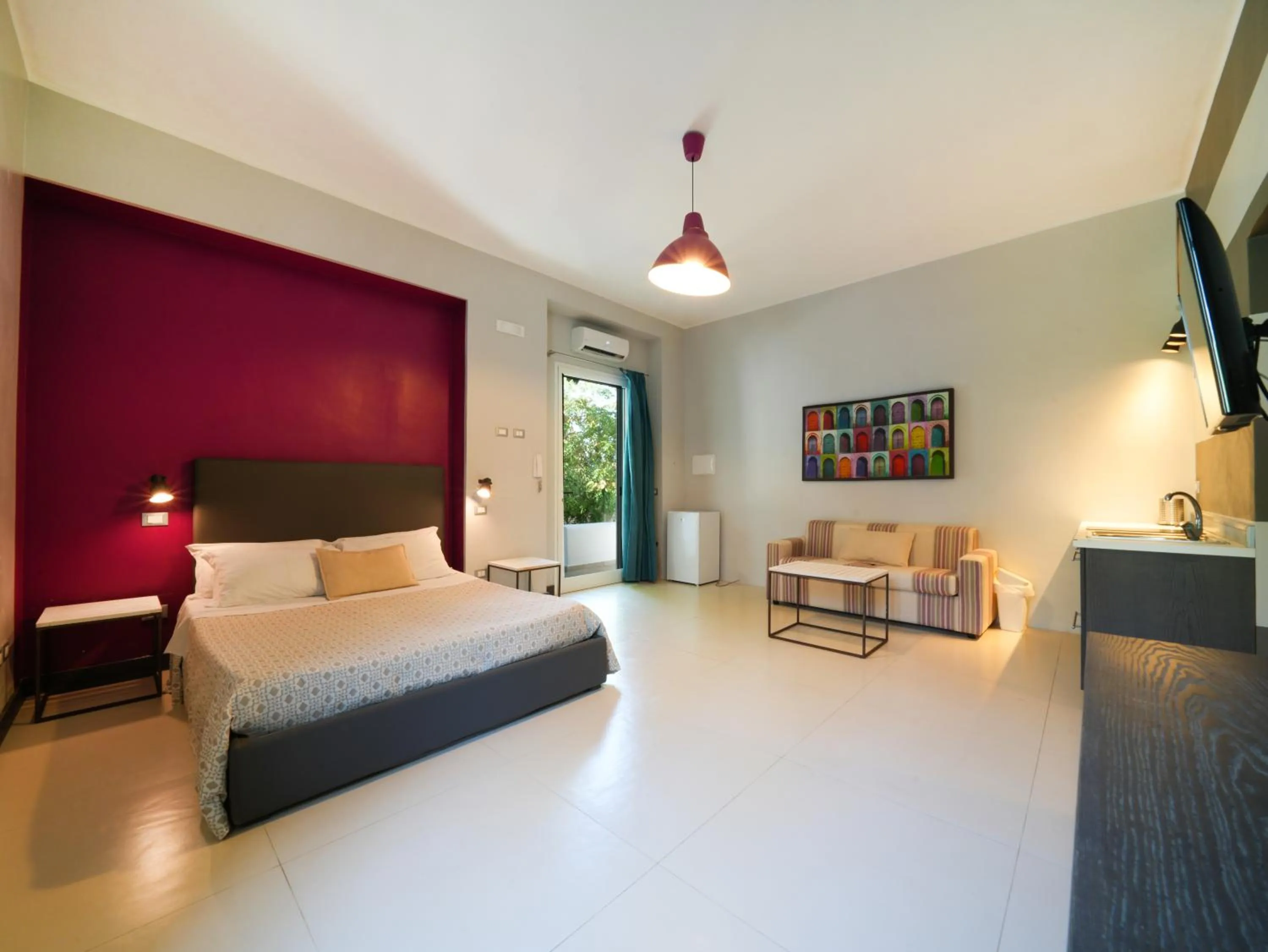 Bed in Hotel Santa Lucia