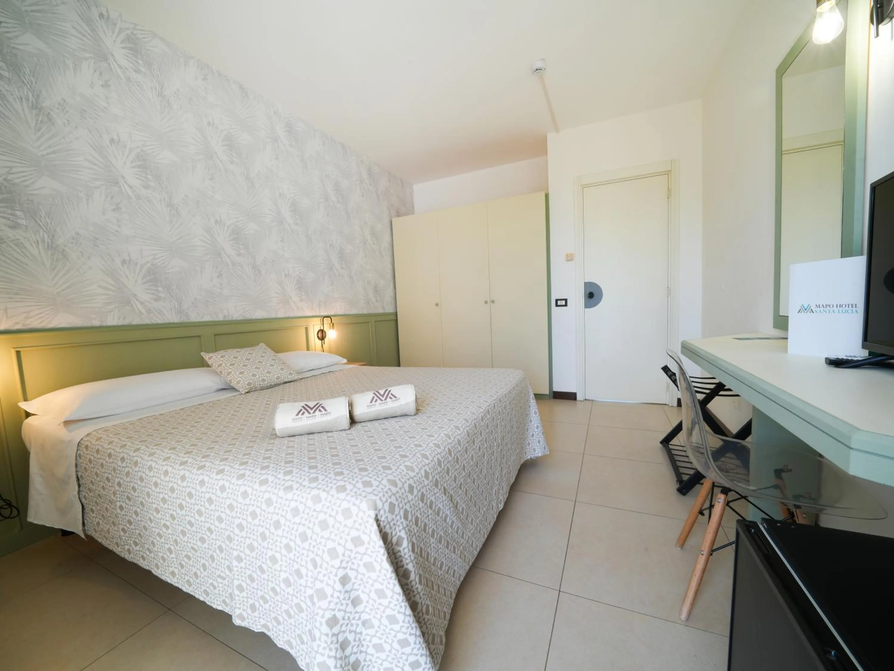 Bed in Hotel Santa Lucia