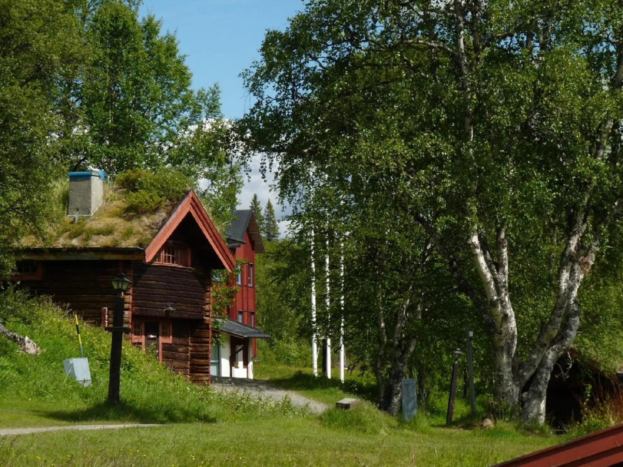 Property building in Vålådalens Fjällstation