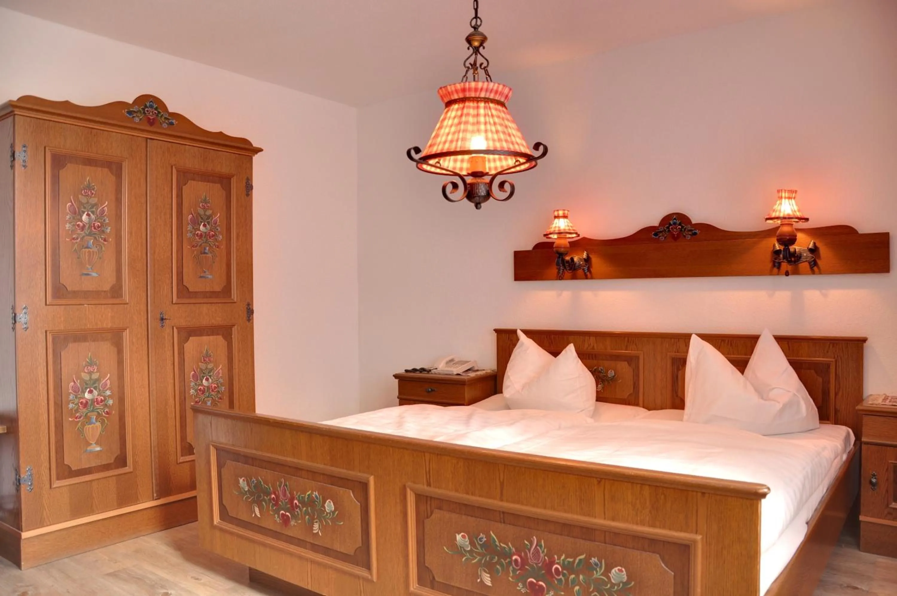 Bed in Hotel Schwalenberger Malkasten