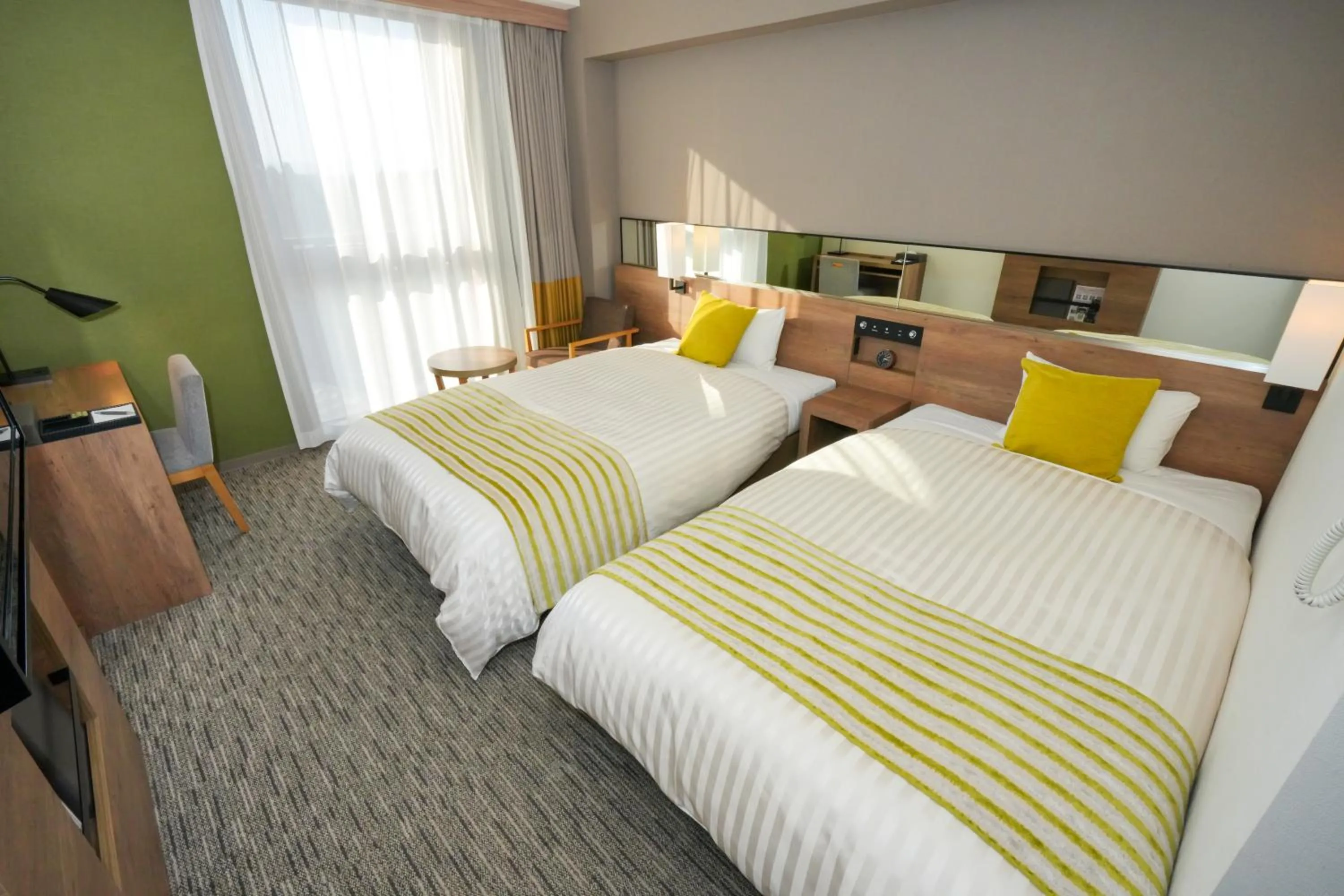 Bed in Airport Hotel Kumamoto