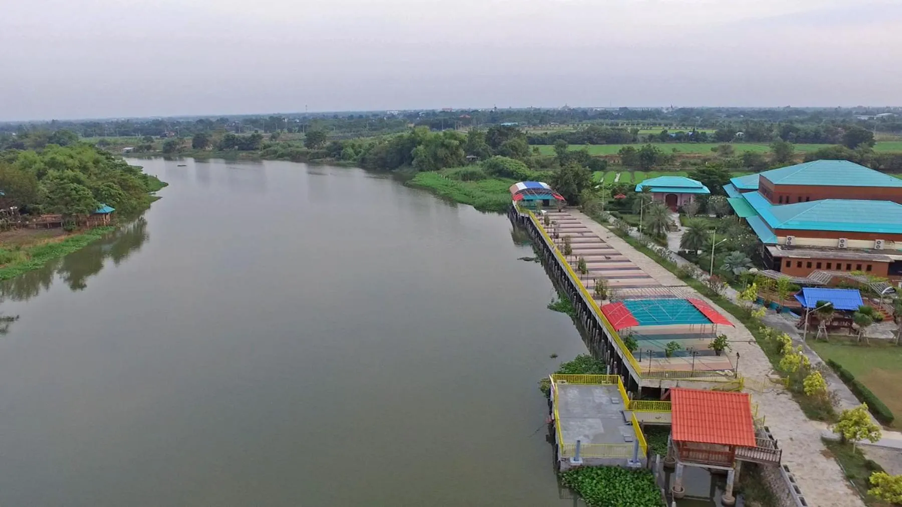 Bird's eye view in Menam Resort