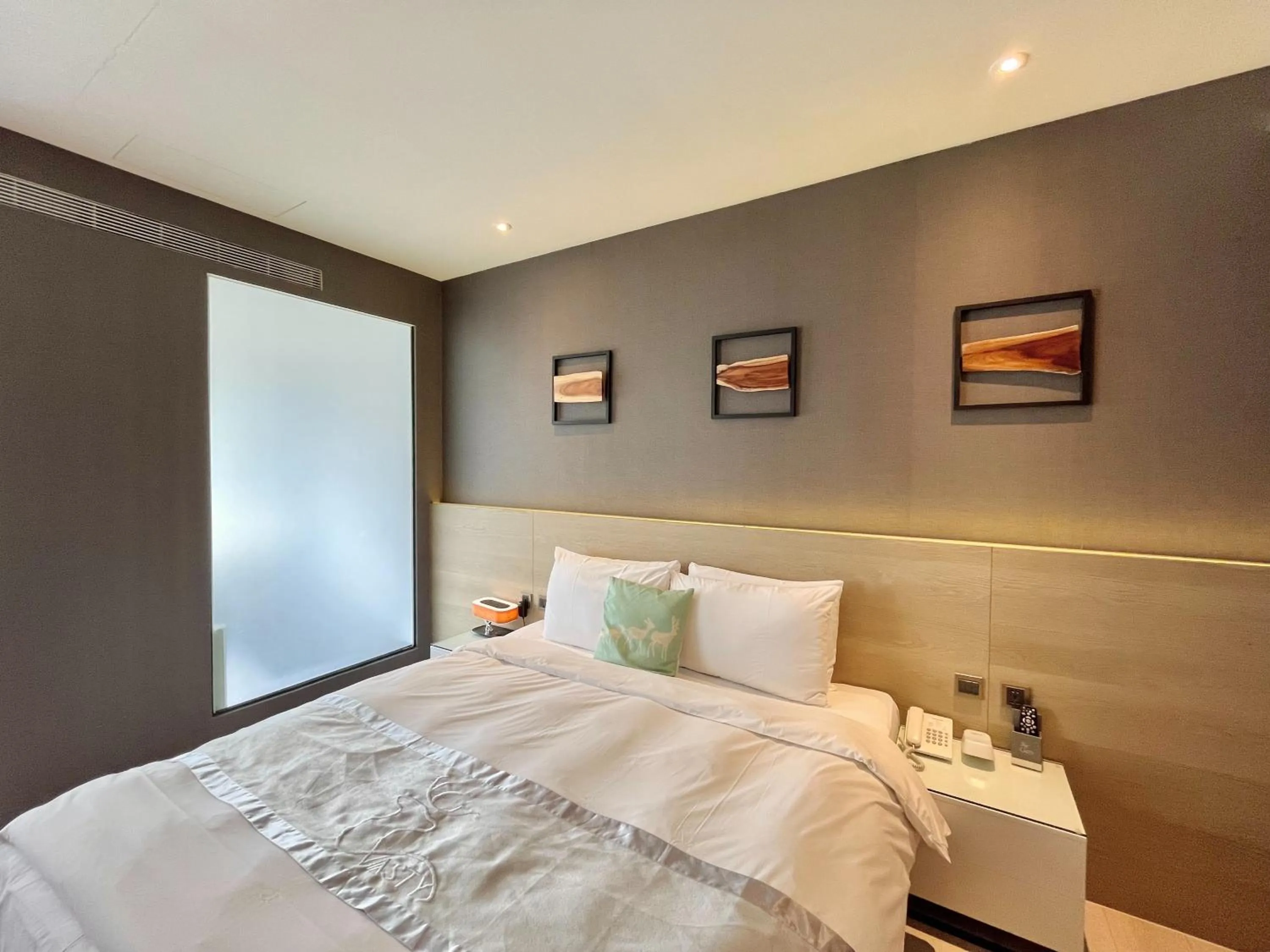 Bed in Vasty Jiaoxi Hotel