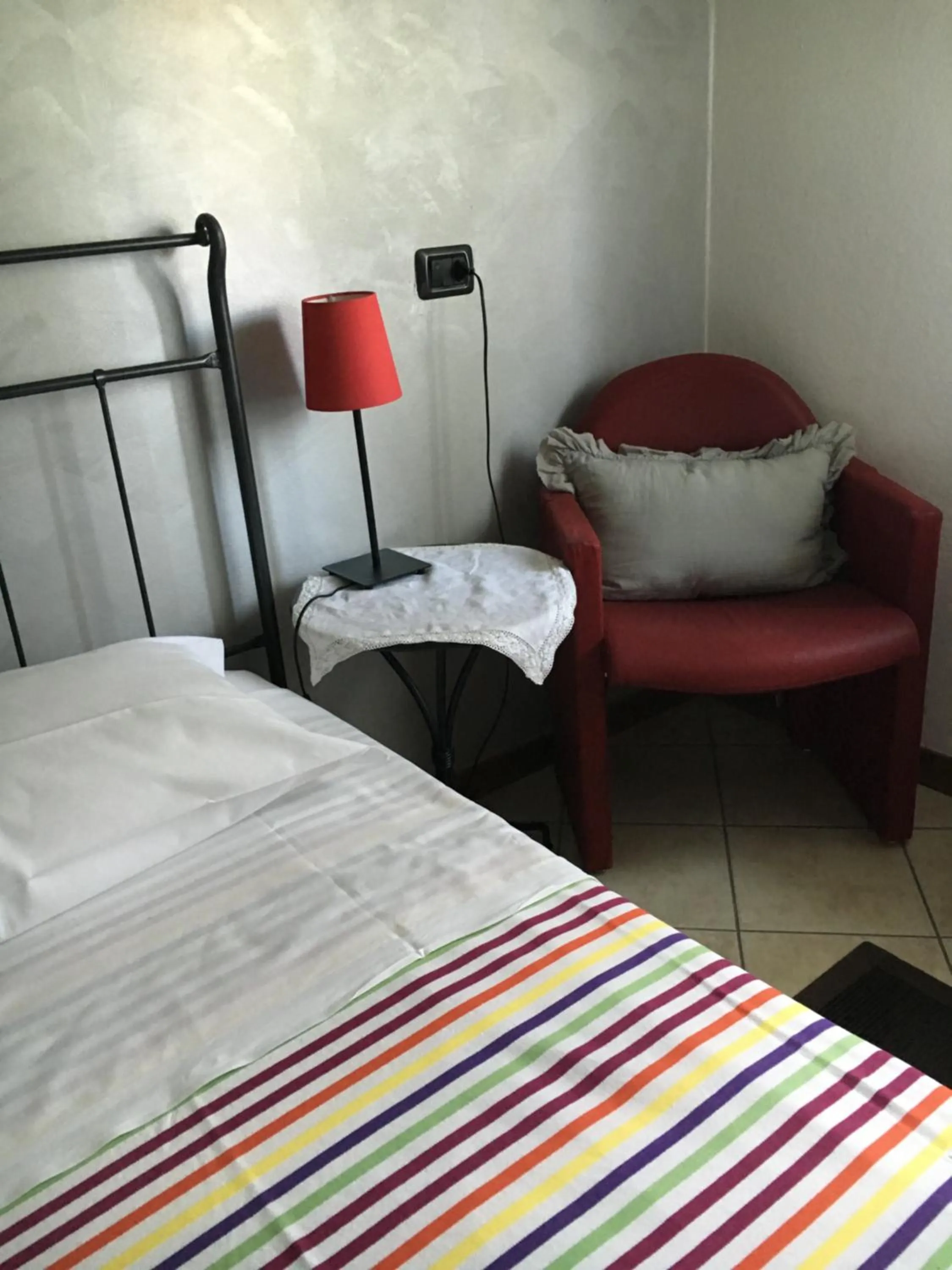 Decorative detail, Bed in Casa Chiara B&B