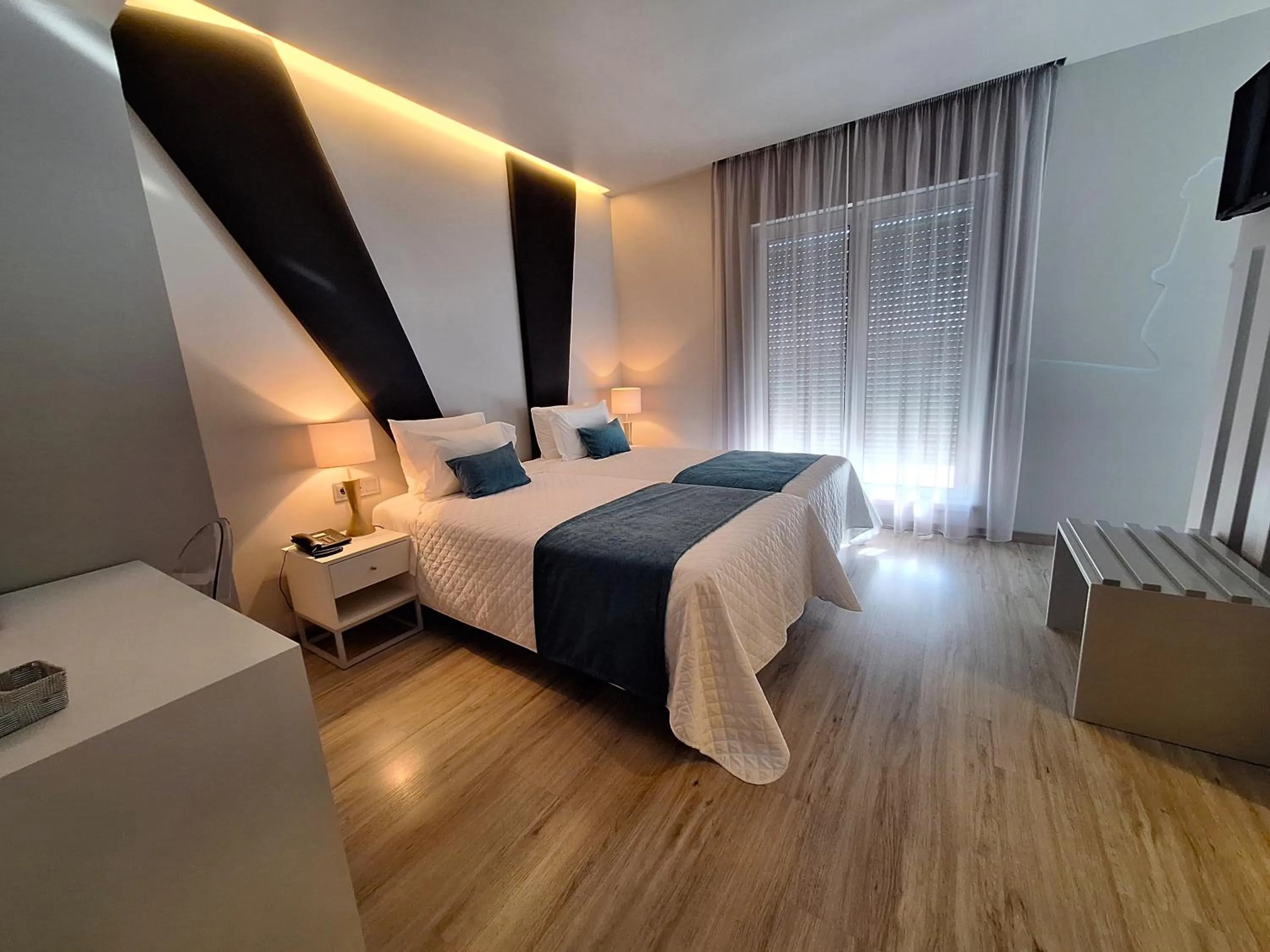 Bed in Hotel Aleluia