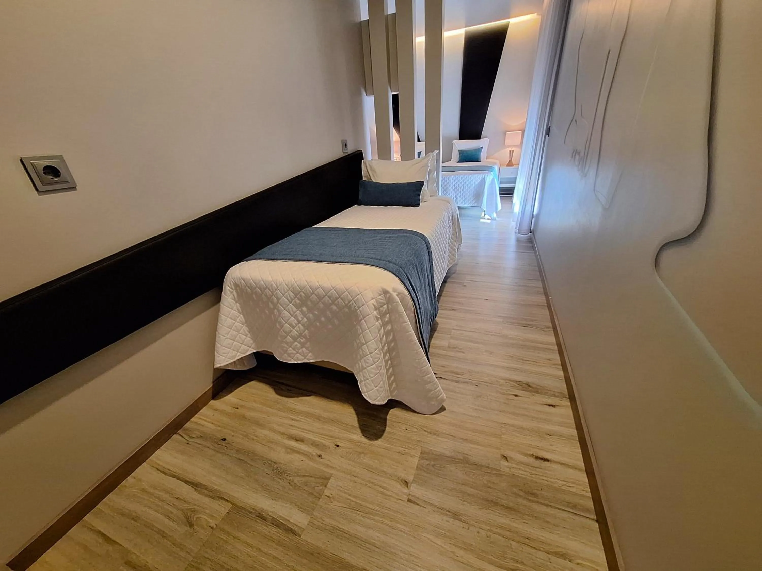 Bed in Hotel Aleluia