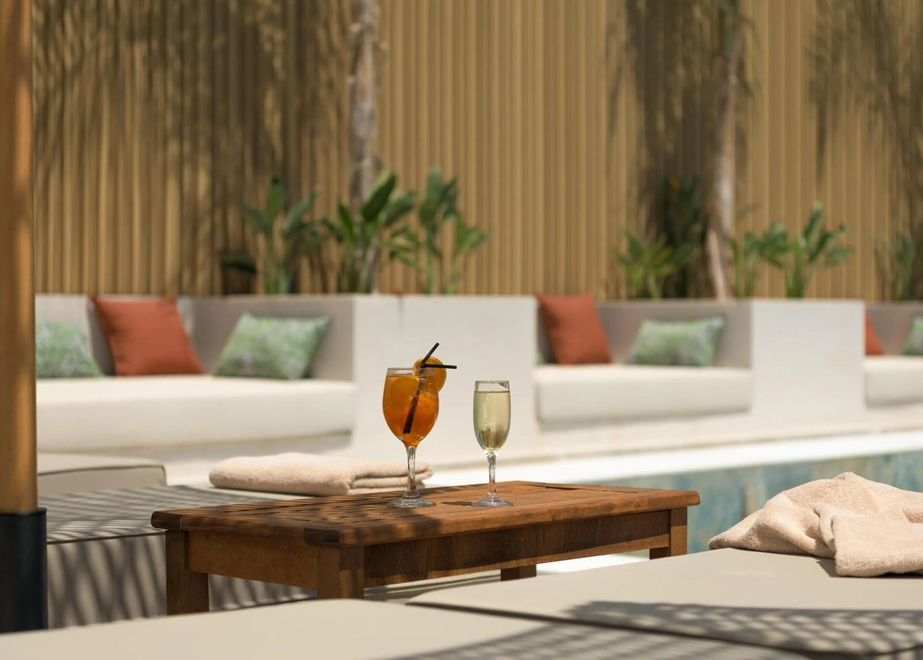 Swimming pool in Sergios Hotel