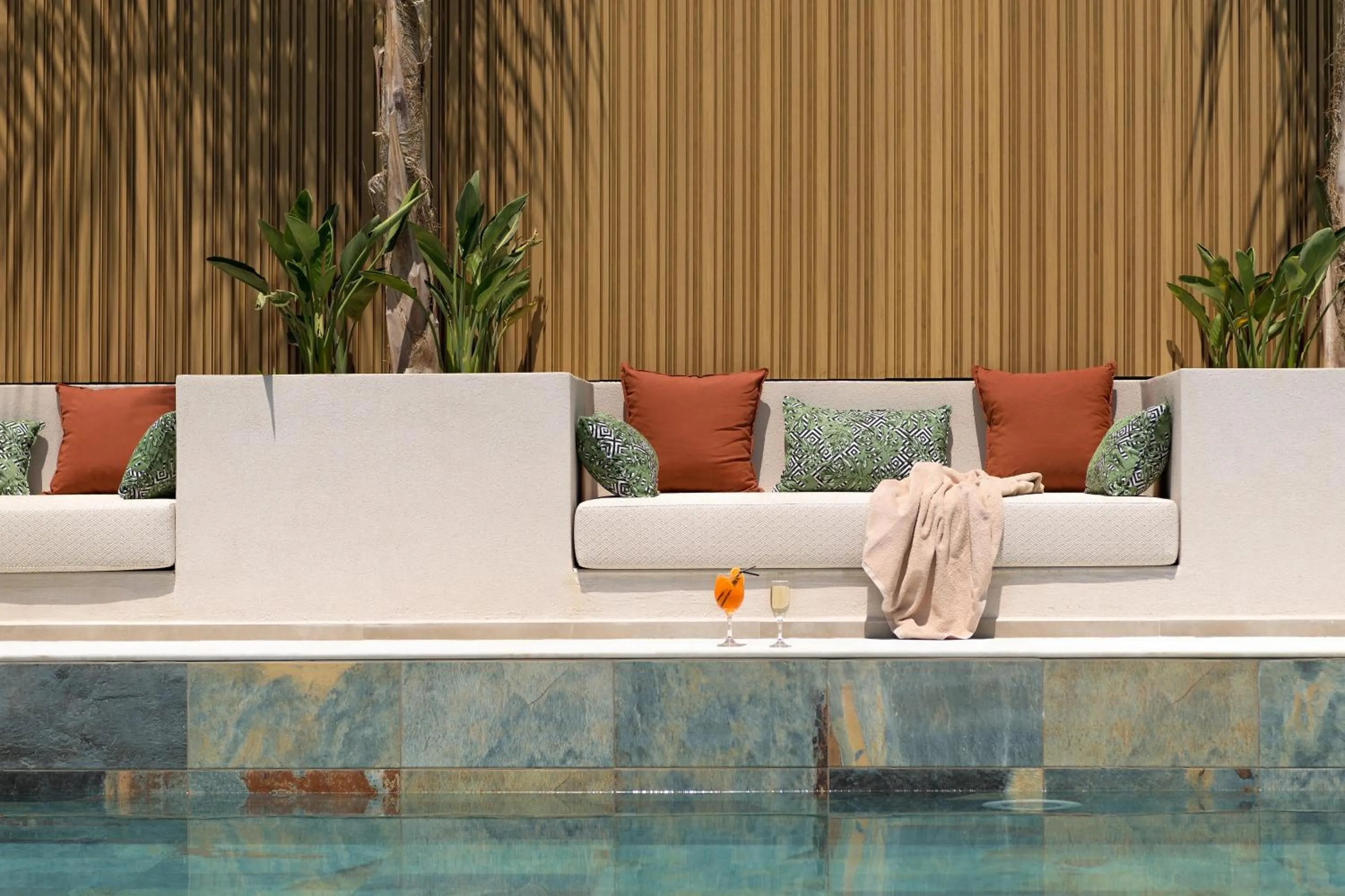 Swimming pool in Sergios Hotel