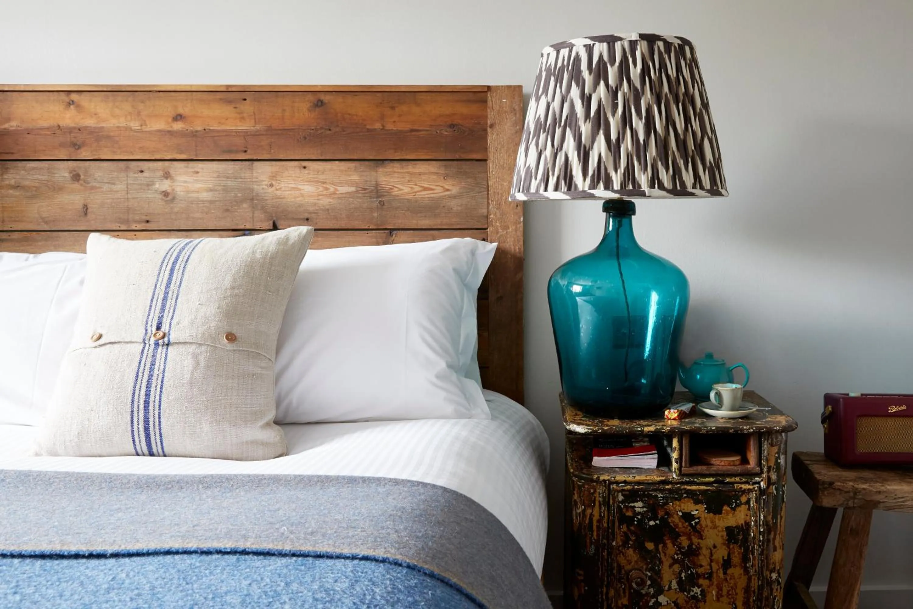 Bed in Artist Residence Cornwall