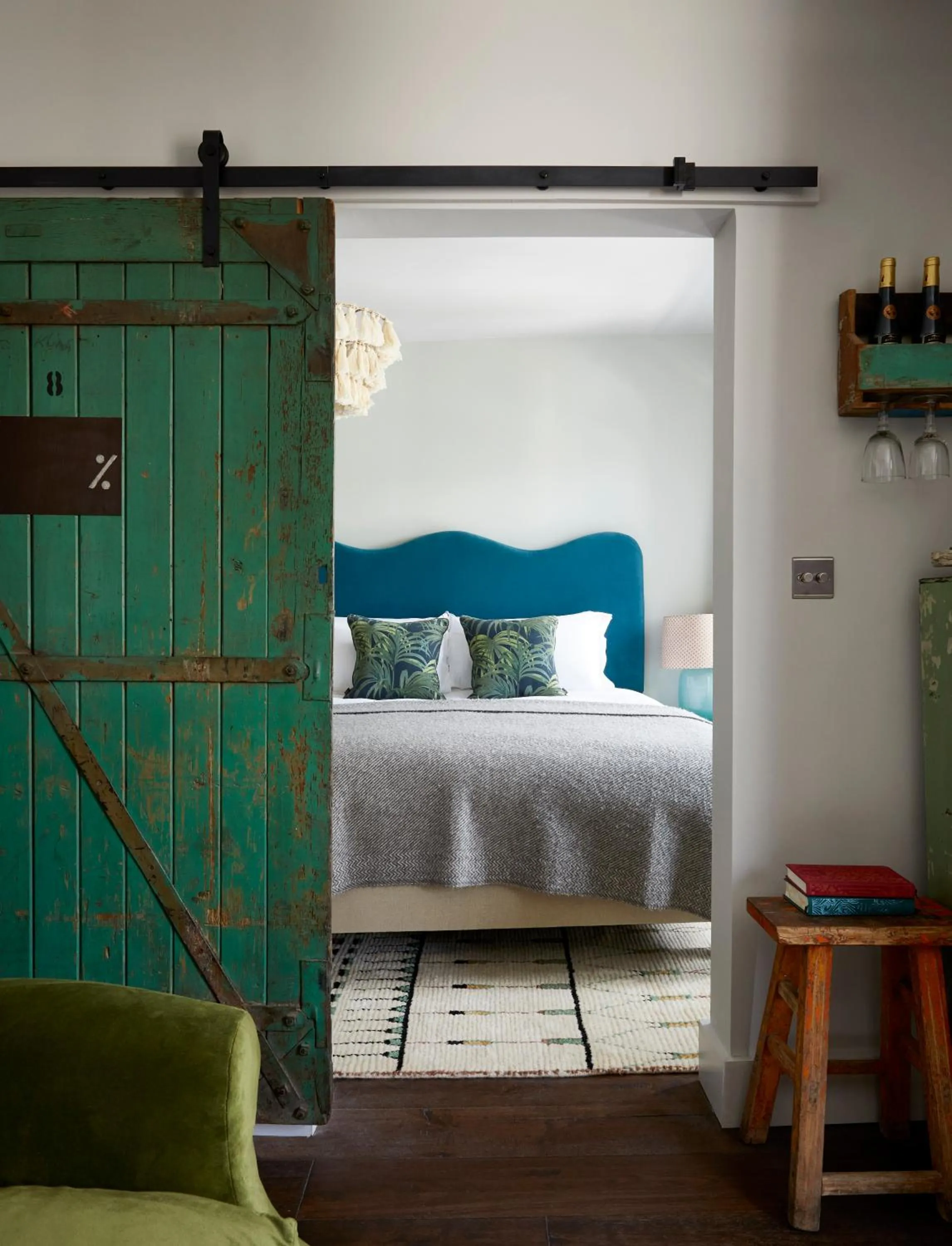 Bed in Artist Residence Cornwall